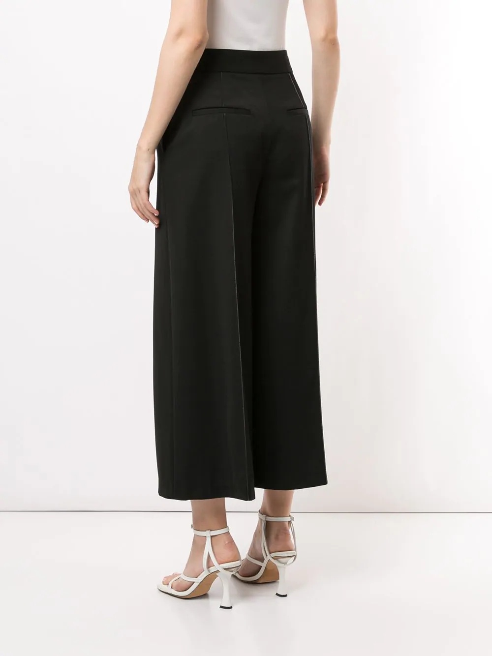 tailored high-waisted suiting culottes - 4