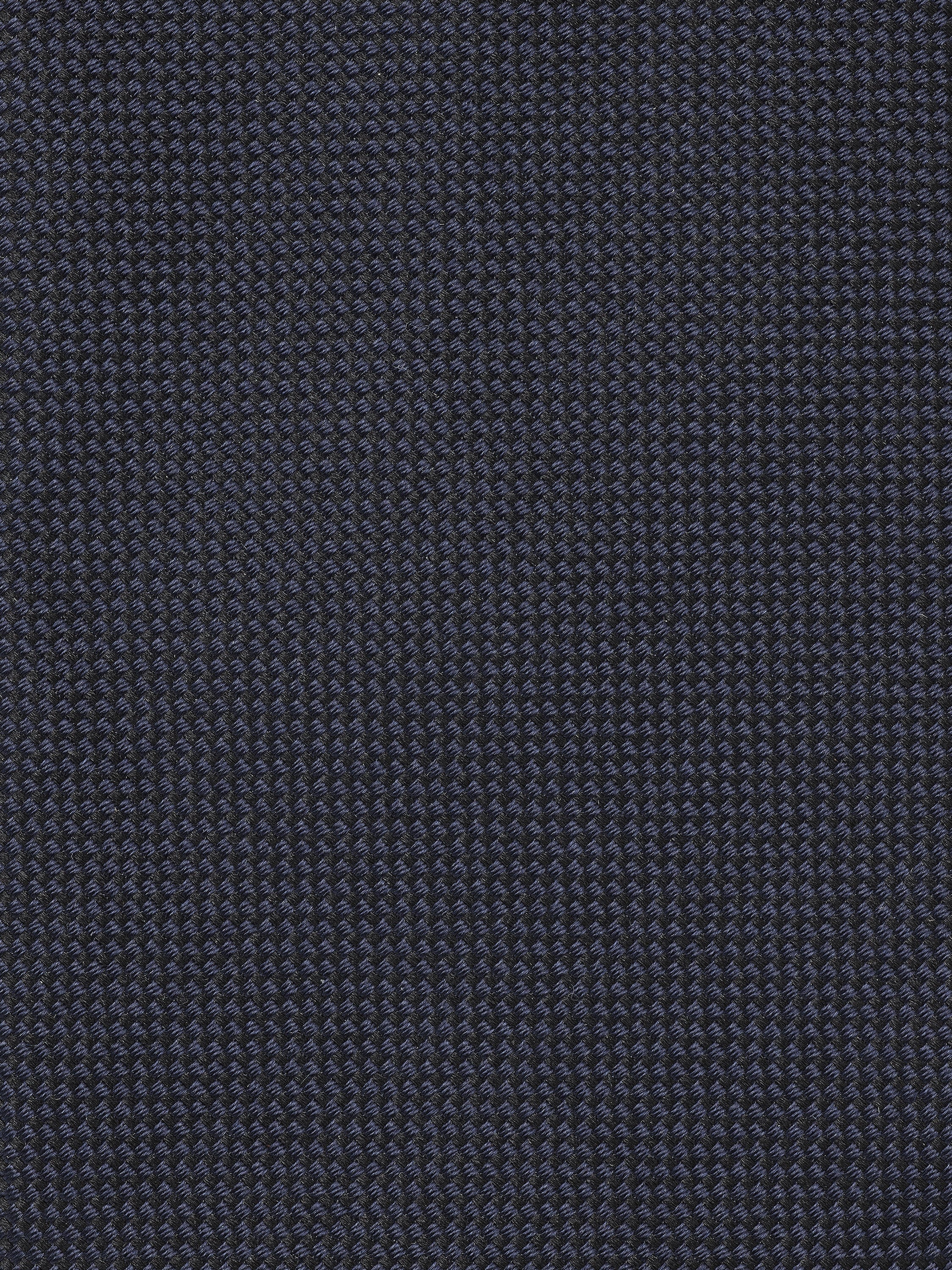 DARK BLUE SILK TIE - 2