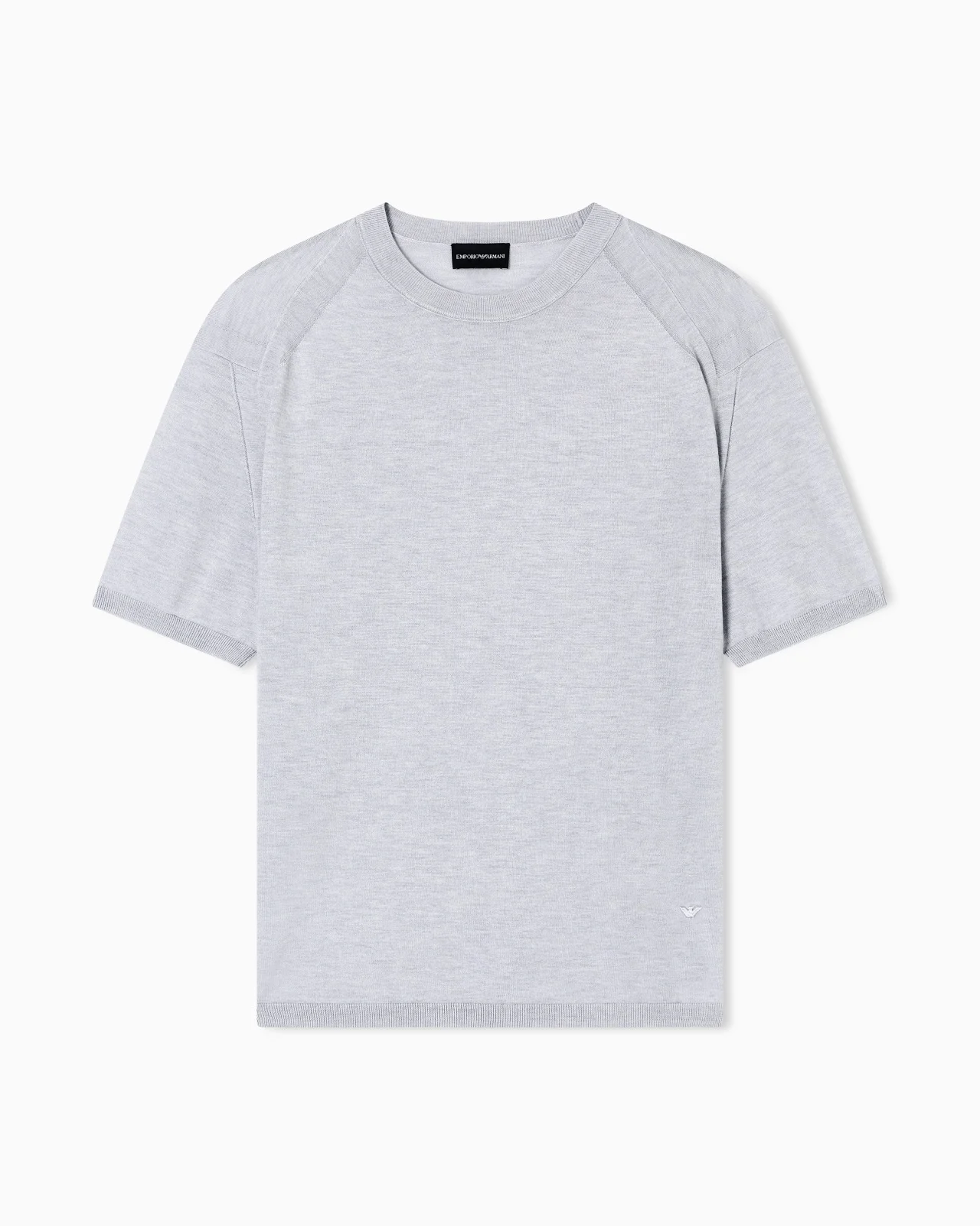 ASV PLAIN-KNIT JUMPER IN A LYOCELL AND WOOL BLEND - 1