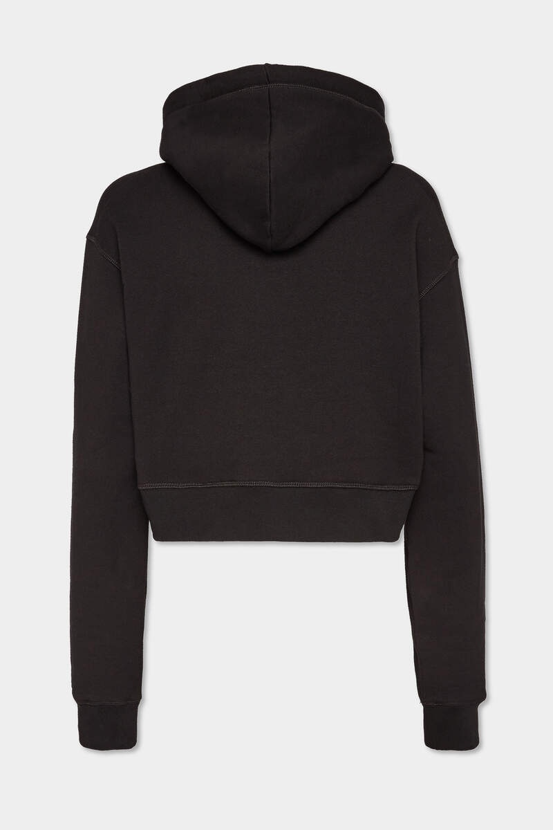 LOGOED CROPPED HOODIE SWEATSHIRT - 2