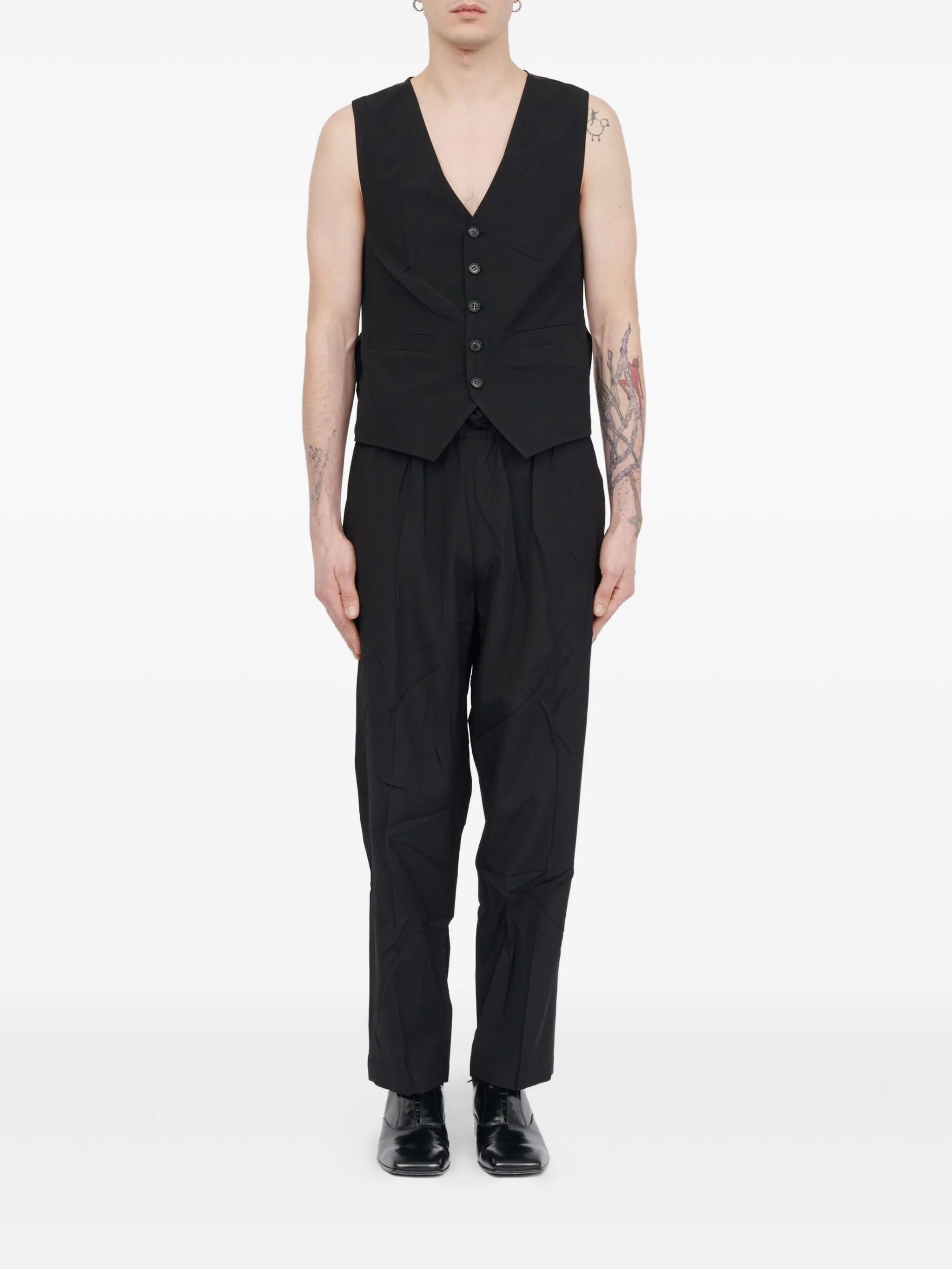 Mm6 Maison Margiela Single-breasted Waistcoat - 3