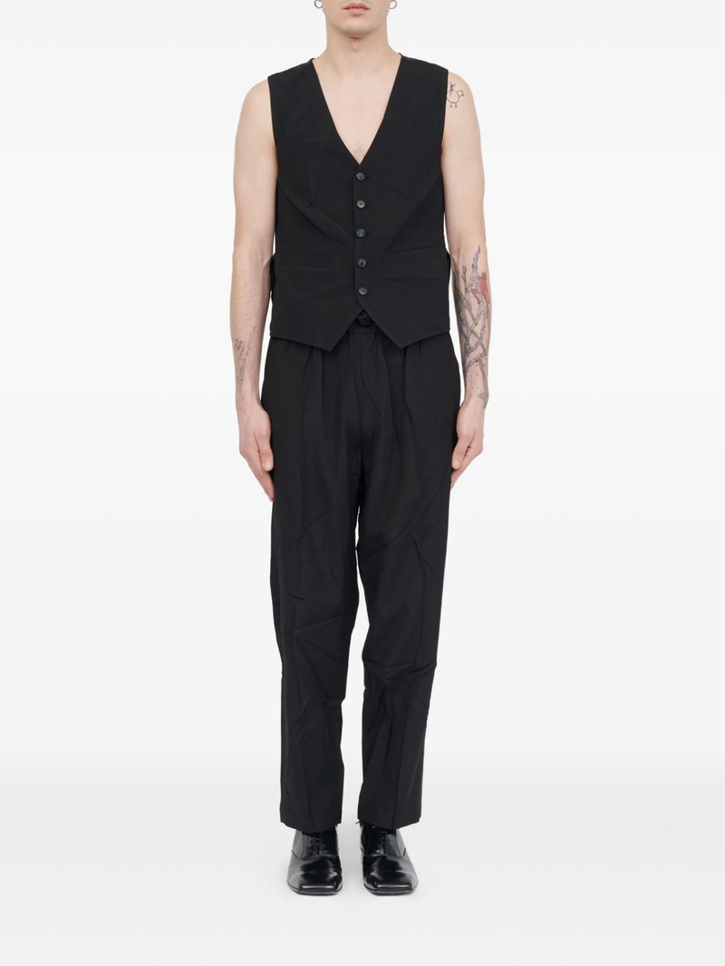 Mm6 메종 Margiela 싱글 브리스트 허리 코트 3