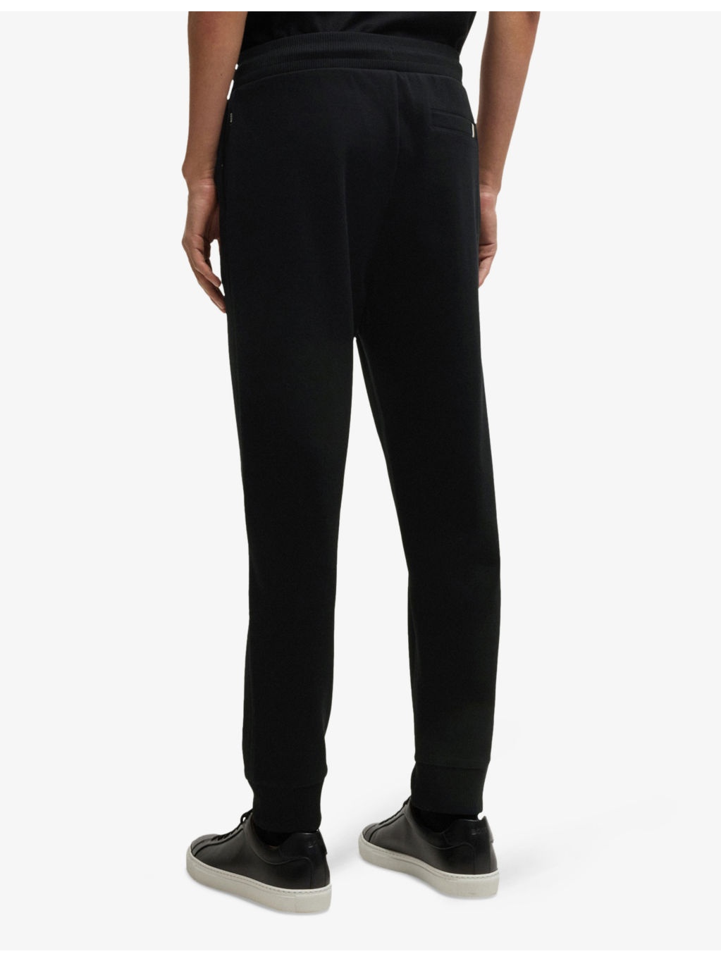 Drawstring-waist slim-fit tapered-leg cotton-jersey jogging bottoms - 4