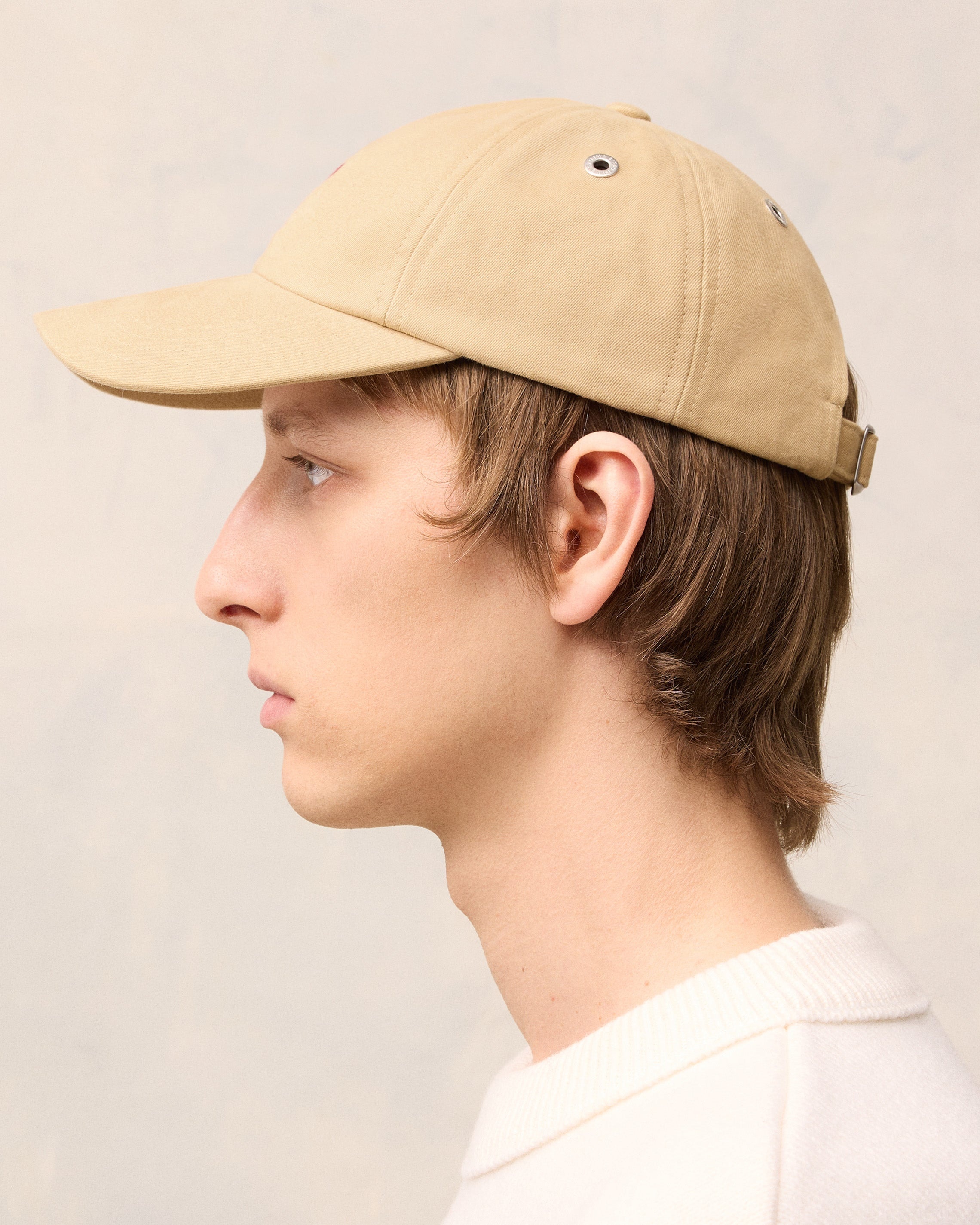 RED AMI DE COEUR EMBROIDERY CAP - 5