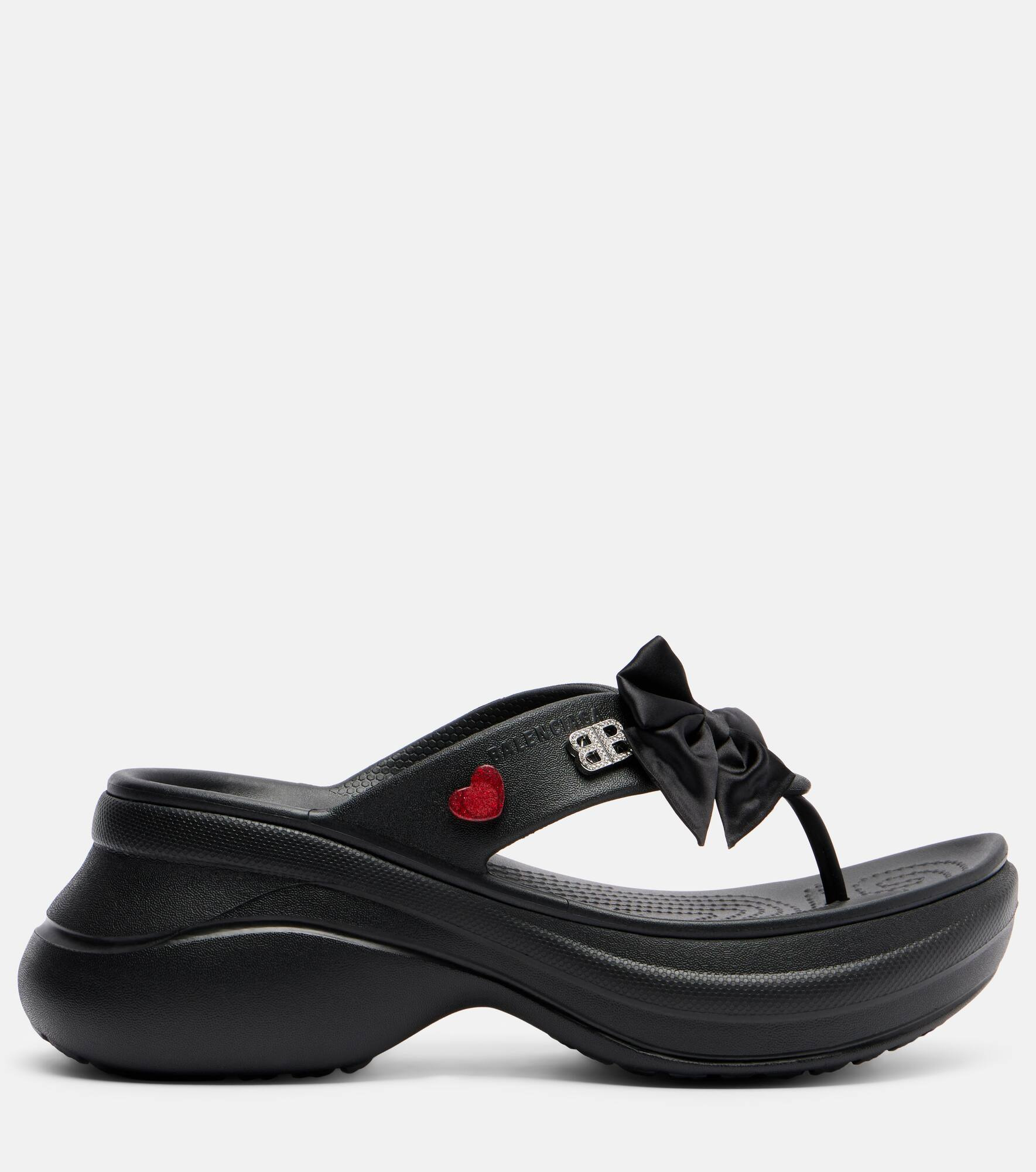 x Crocs Jibbitz platform thong sandals - 4