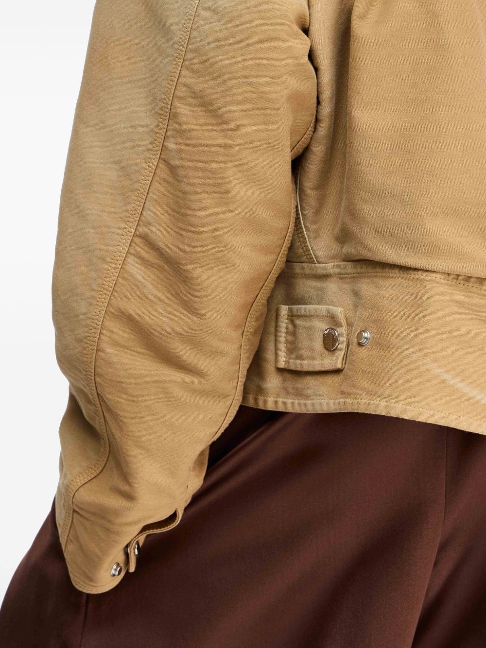 flared-hem jacket - 5