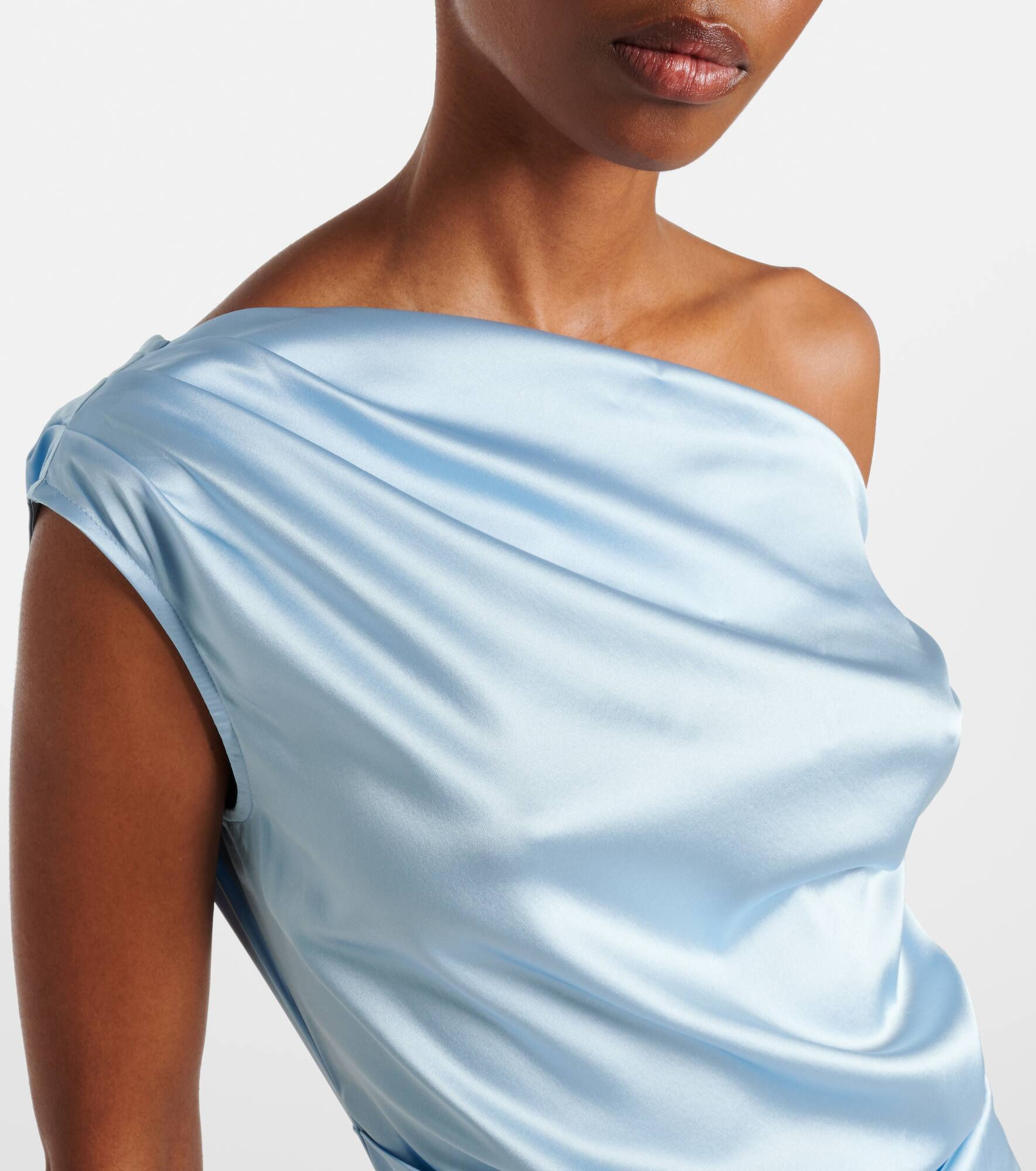 Phare silk-blend satin cocktail dress - 4