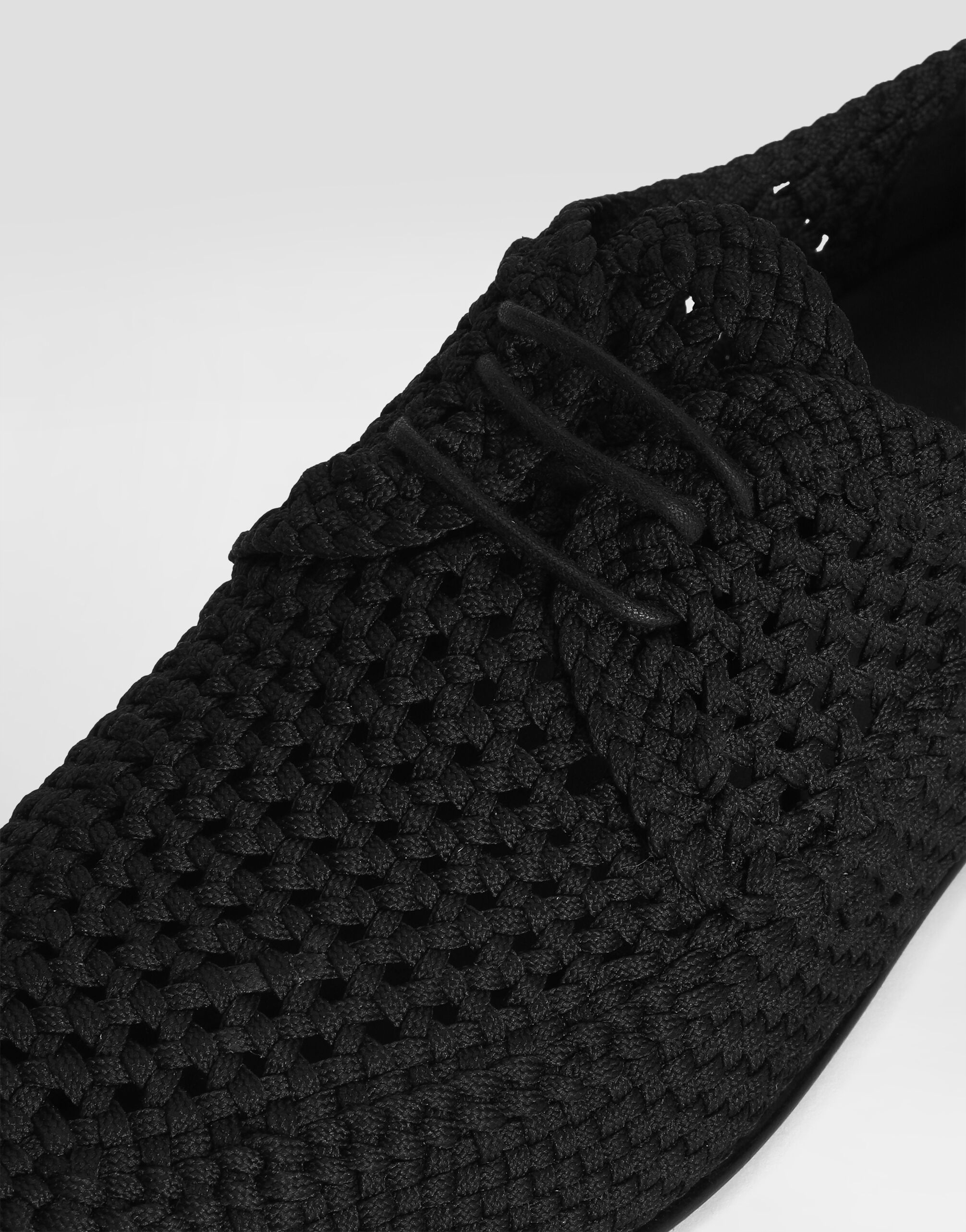 Woven fabric Derby shoes - 4
