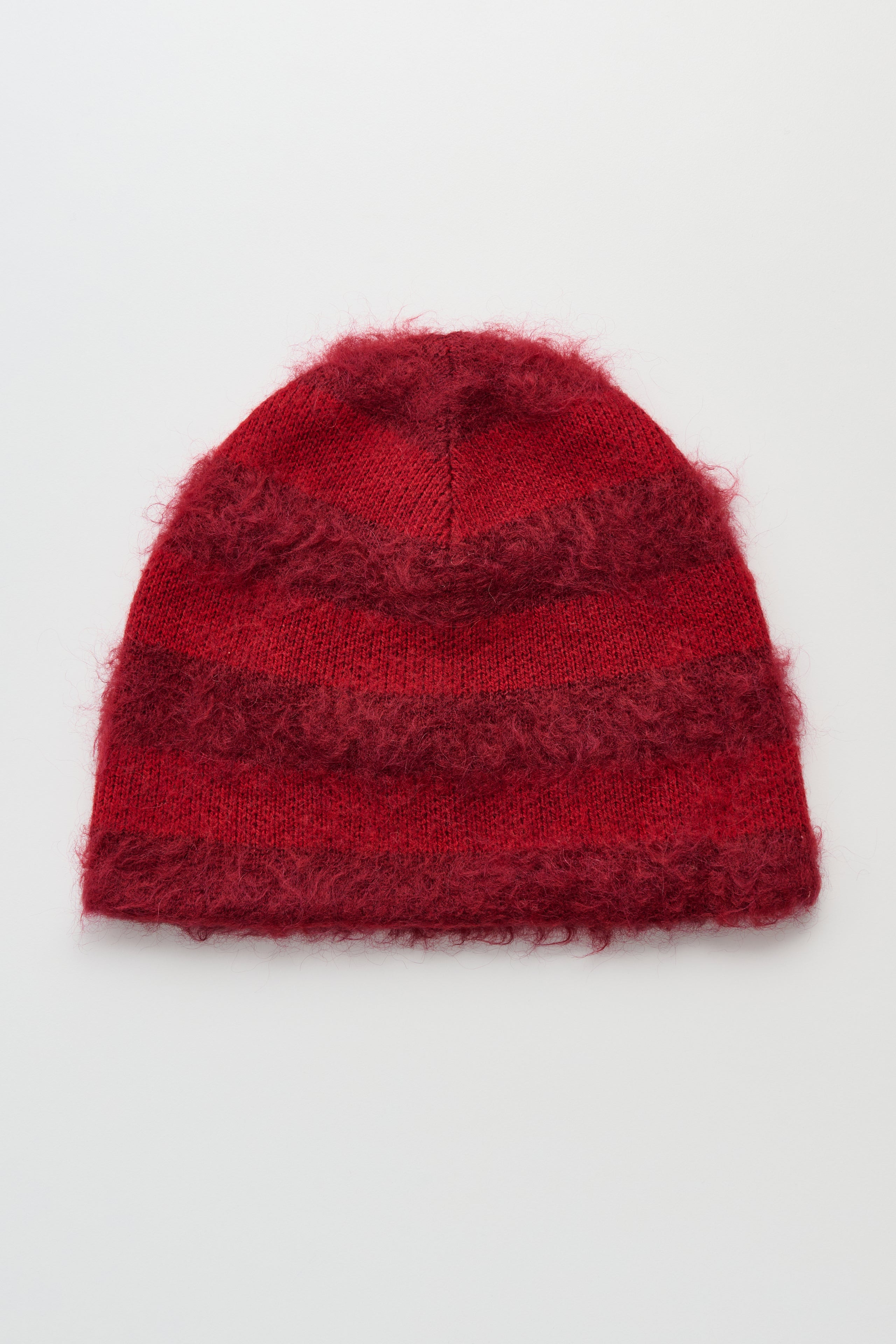STOCKHOLM SURFBOARD CLUB STRIPED BEANIE GAS RED - 2