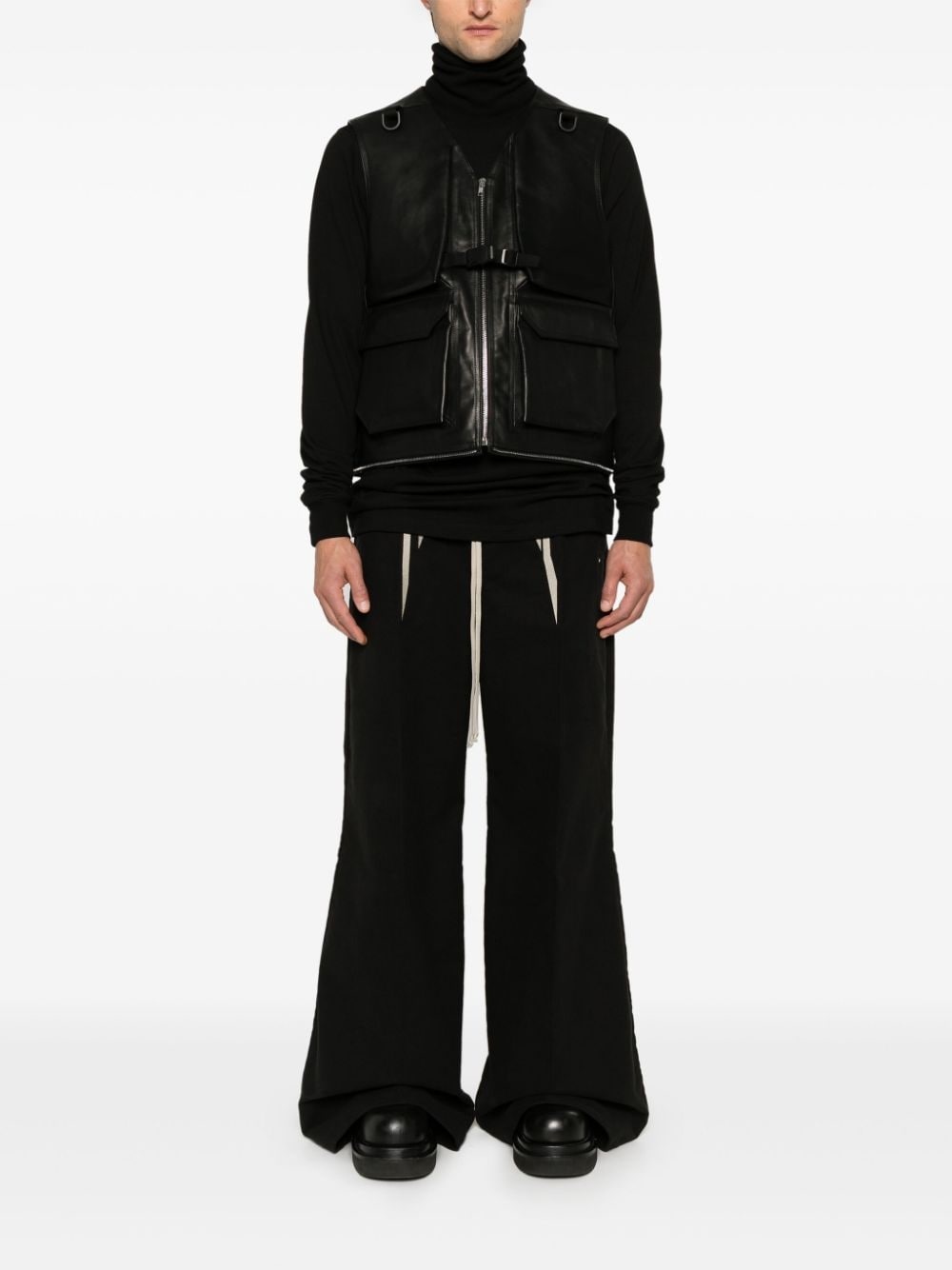 Utility leather vest - 6