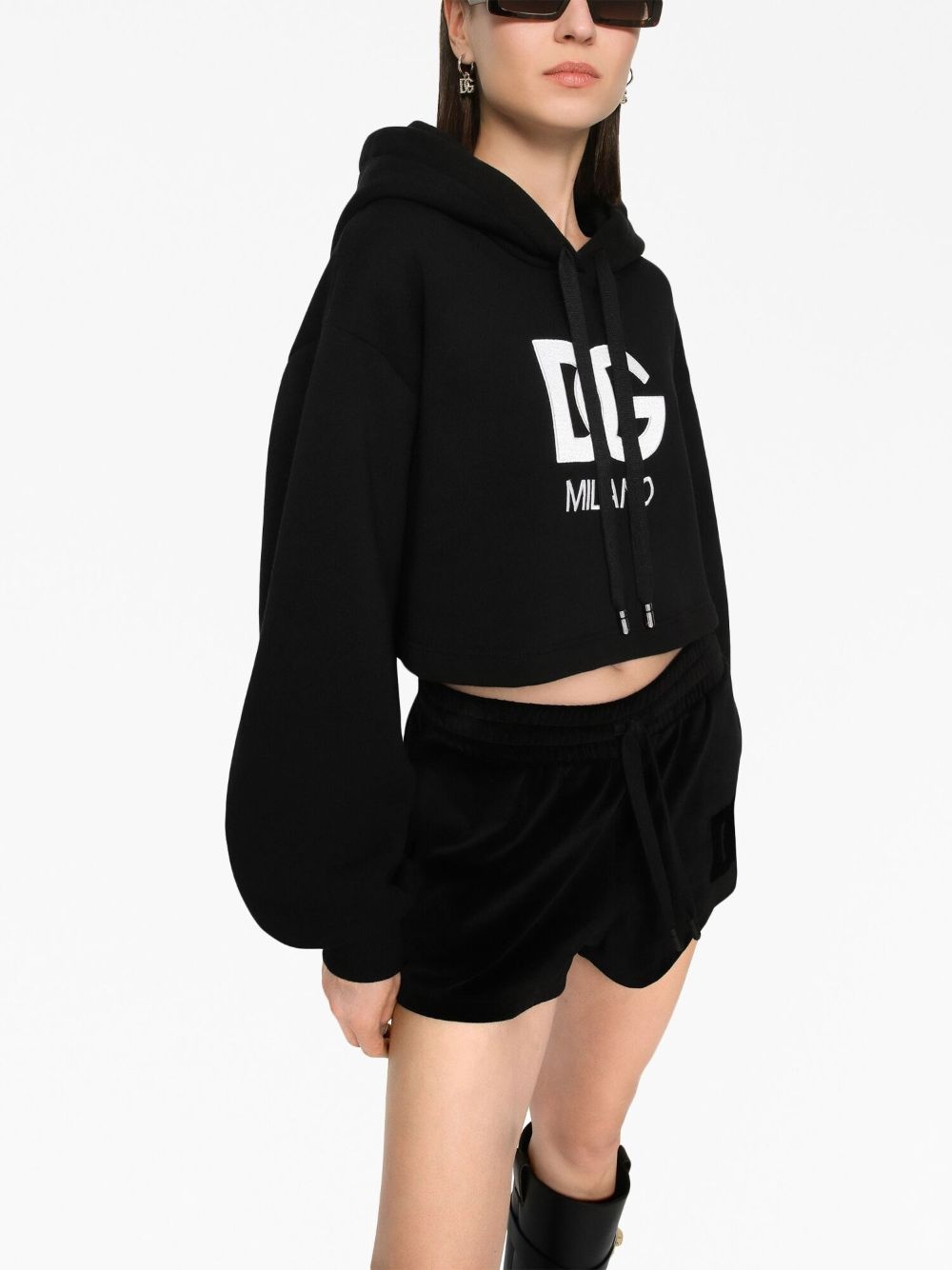 drawstring-fastening waist shorts - 5