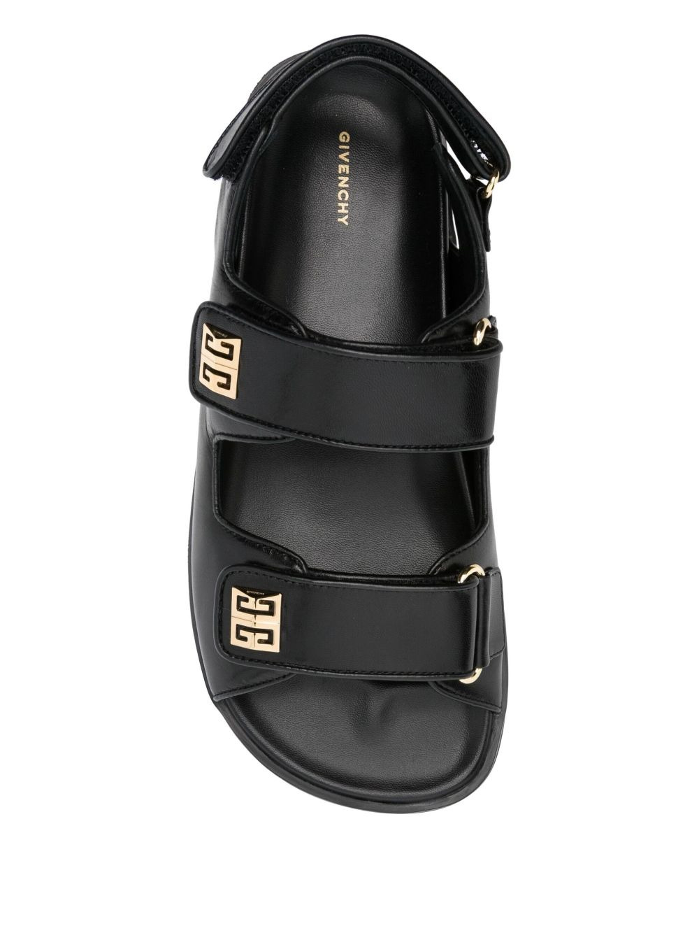 pattern double strap sandals - 3