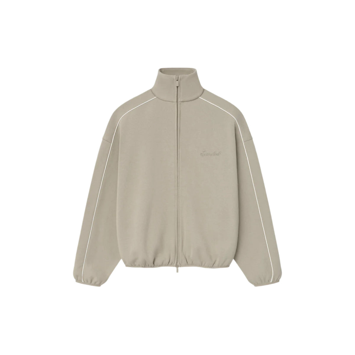 MODERN FIT FLEECE TRACK JACKET (TIMBER/CLOUD WHITE) - 8