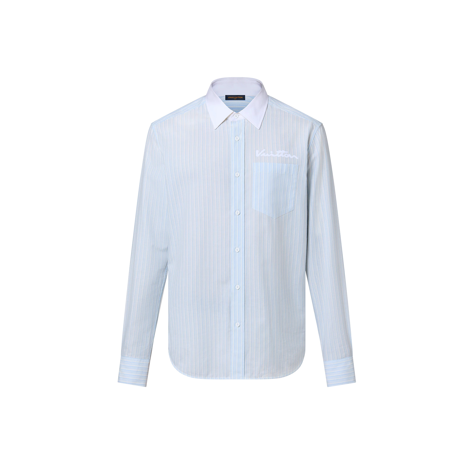Long-Sleeved Cotton And Cashmere Shirt - 1