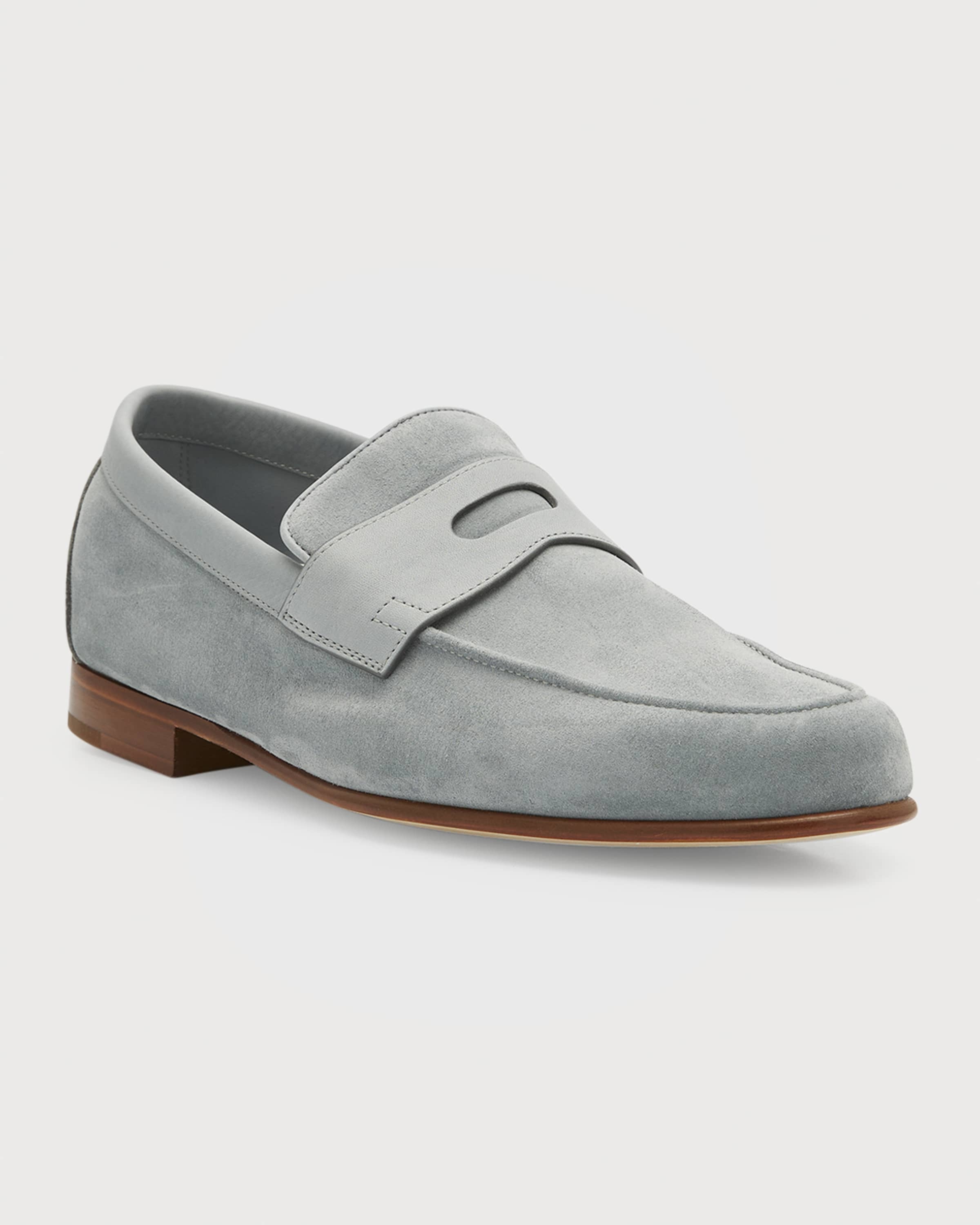 Men's Hendra Suede Penny Loafers - 3