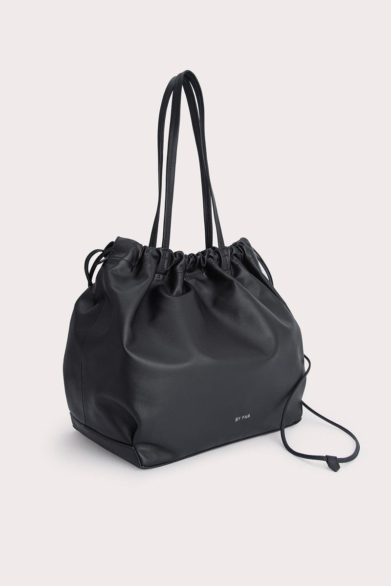 BY FAR OSLO BLACK NAPPA LEATHER outlook