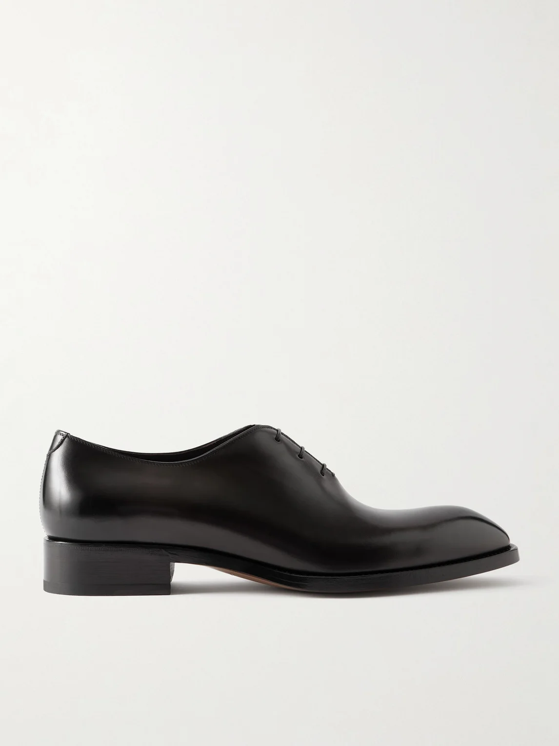 Whole-Cut Leather Oxford Shoes - 1