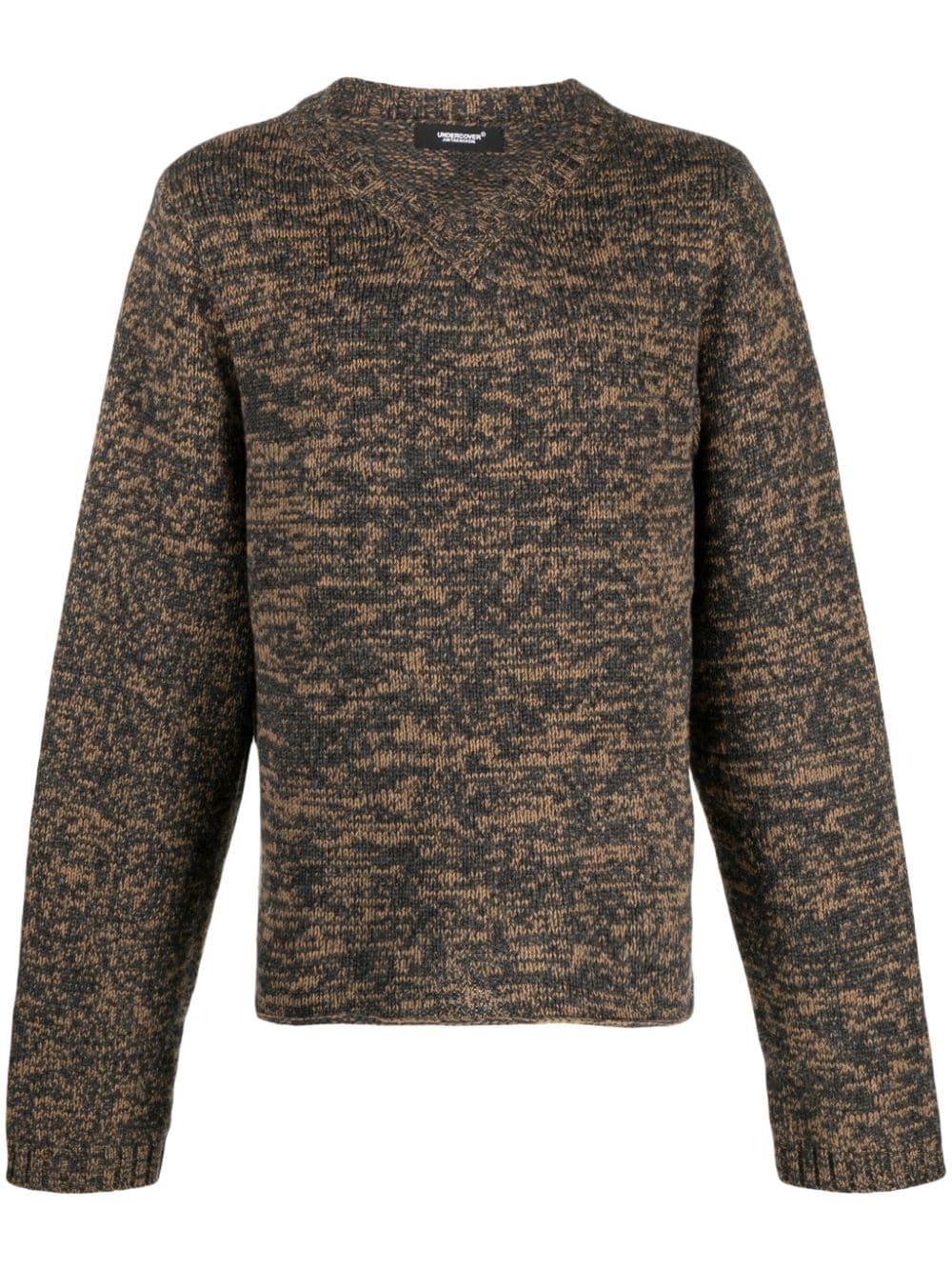 UNDERCOVER intarsia-knit wool jumper | farfetch | REVERSIBLE