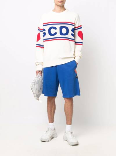 GCDS logo-knit jumper outlook