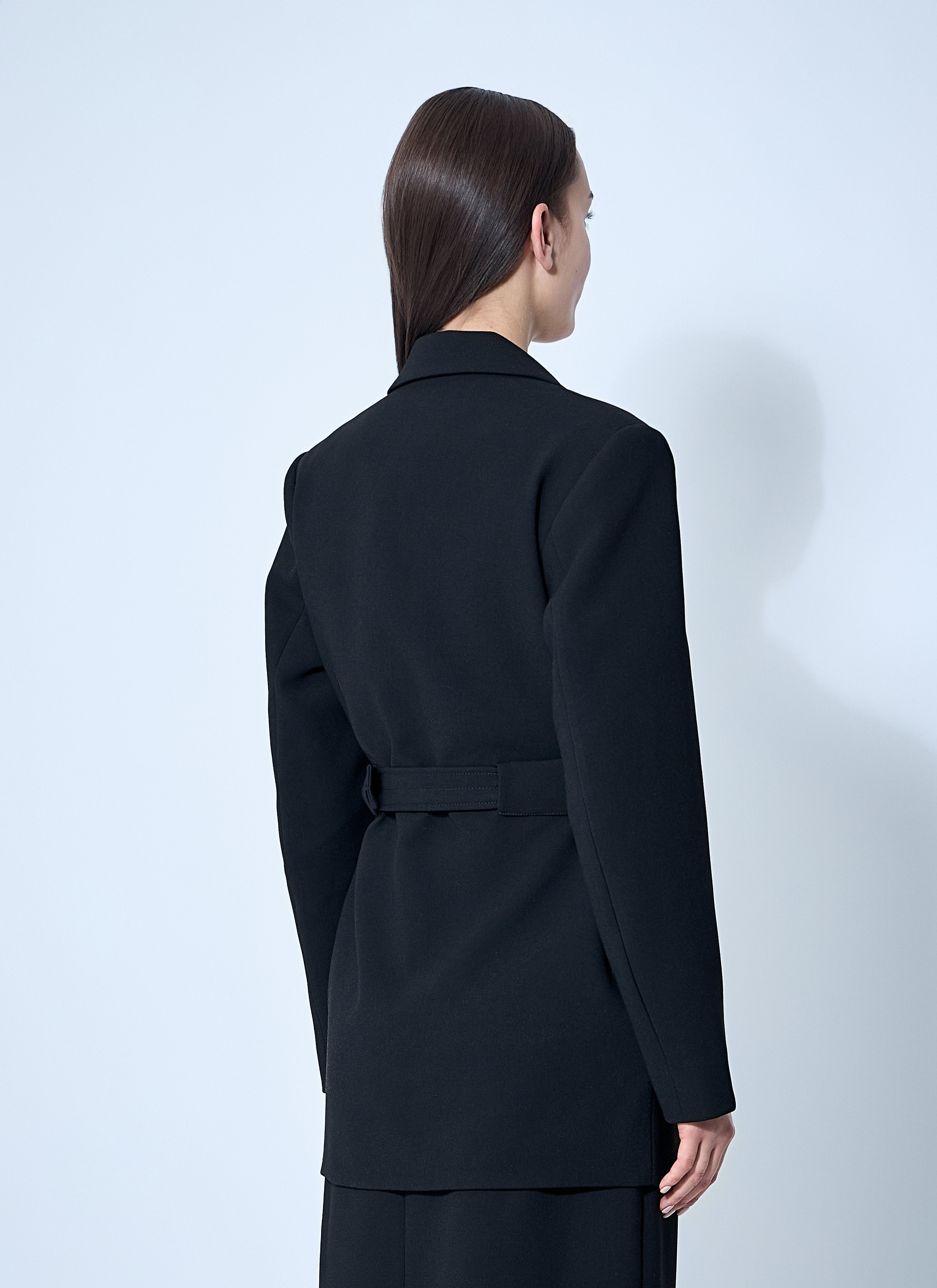 Ganni Women Bonded Crepe Blazer - 4