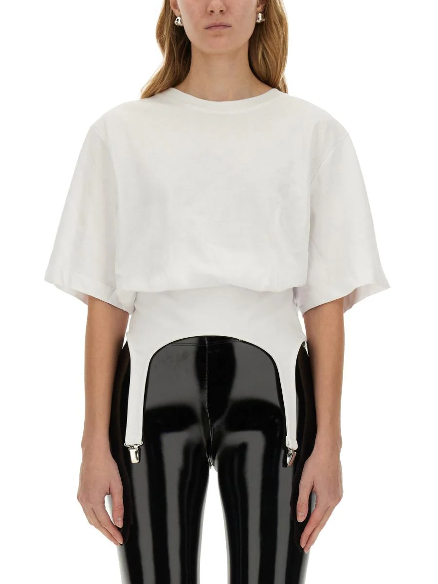 Fiorucci T-Shirt With Suspenders - 1