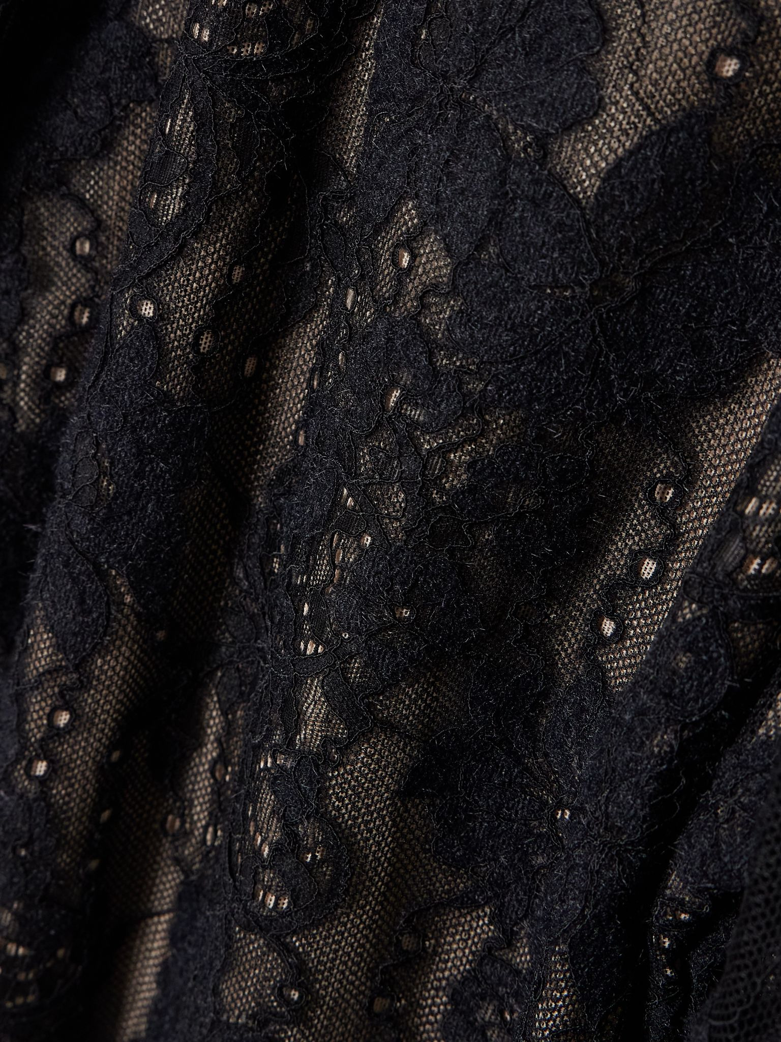 Lace bodysuit Black - 5