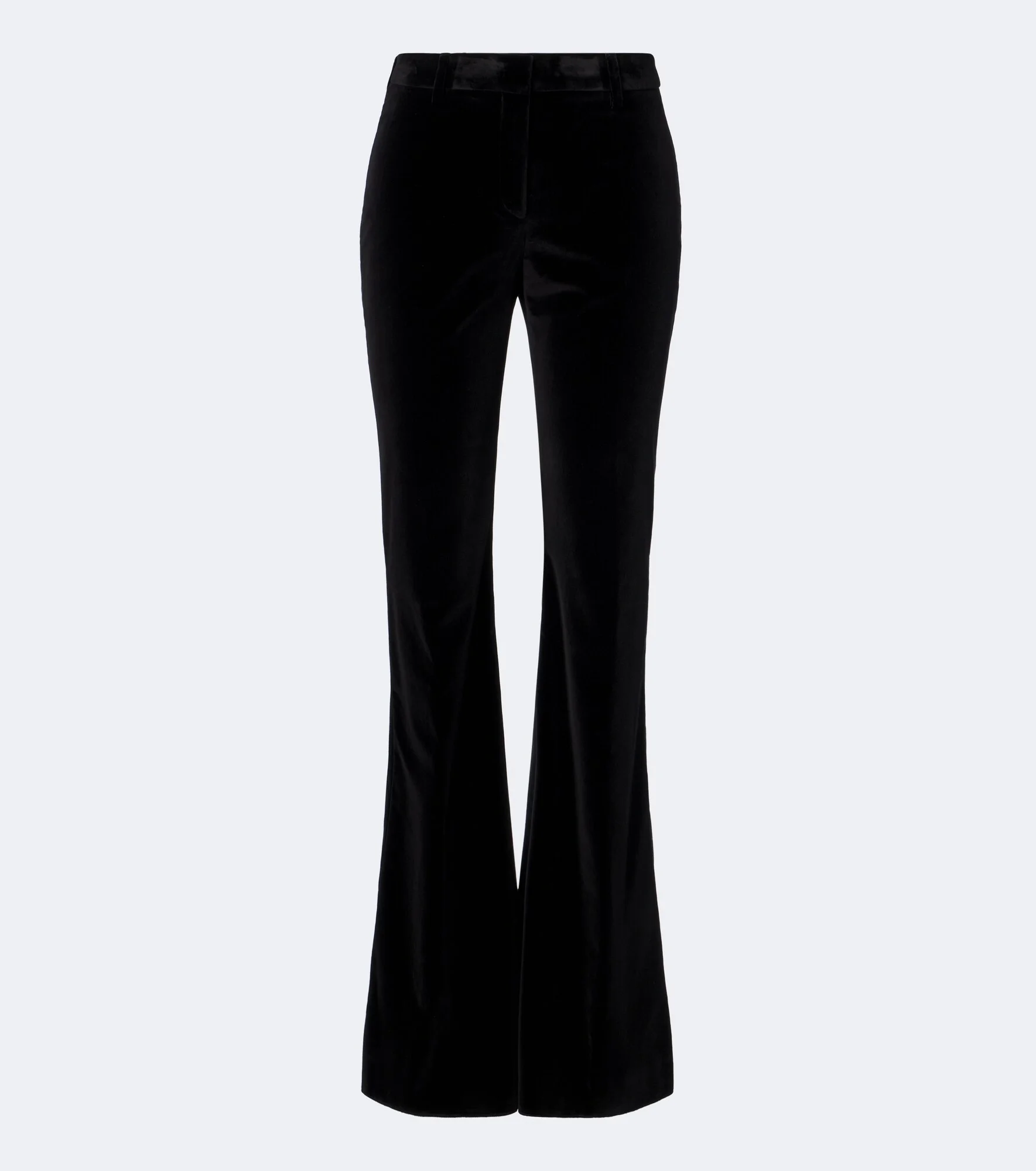 Cotton velvet flared pants - 1