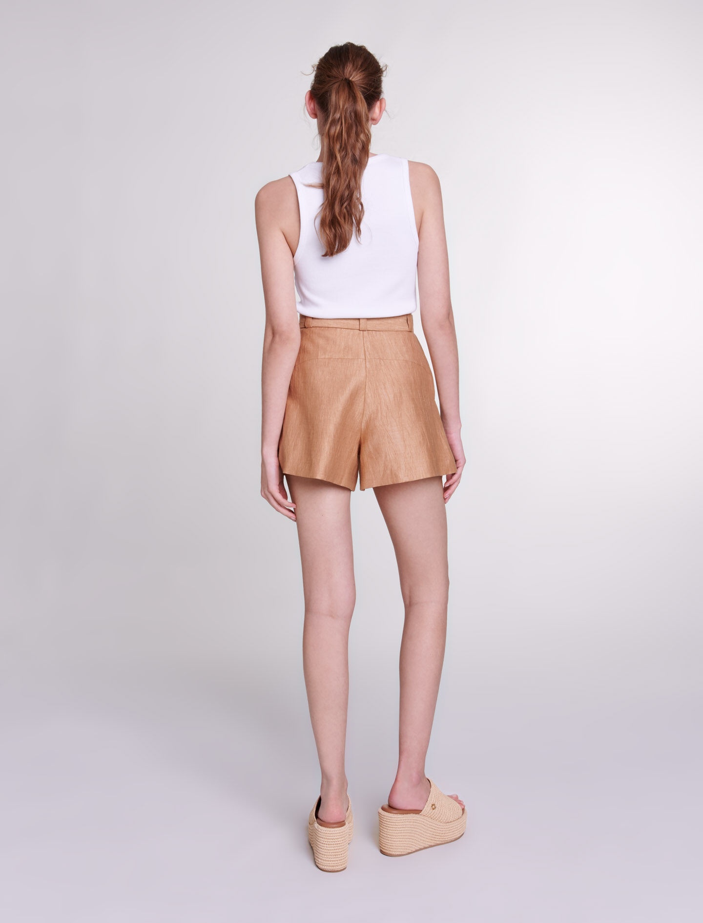 Linen shorts - 4