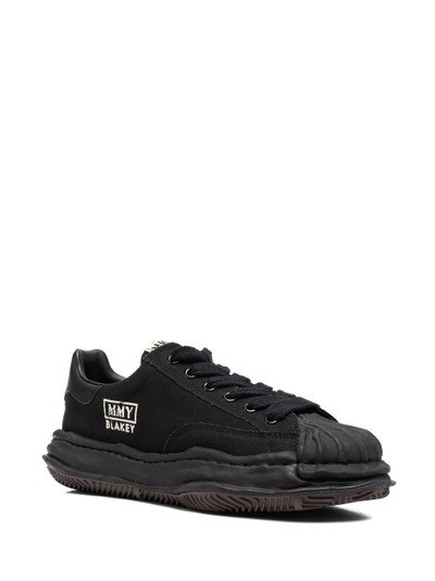 Maison MIHARAYASUHIRO ridged-trim low-top sneakers outlook