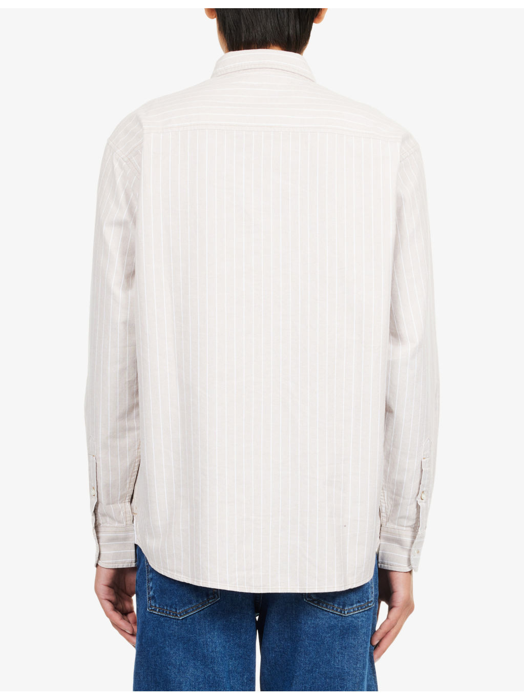 Cassel Striped Long-Sleeve Cotton Shirt - 4