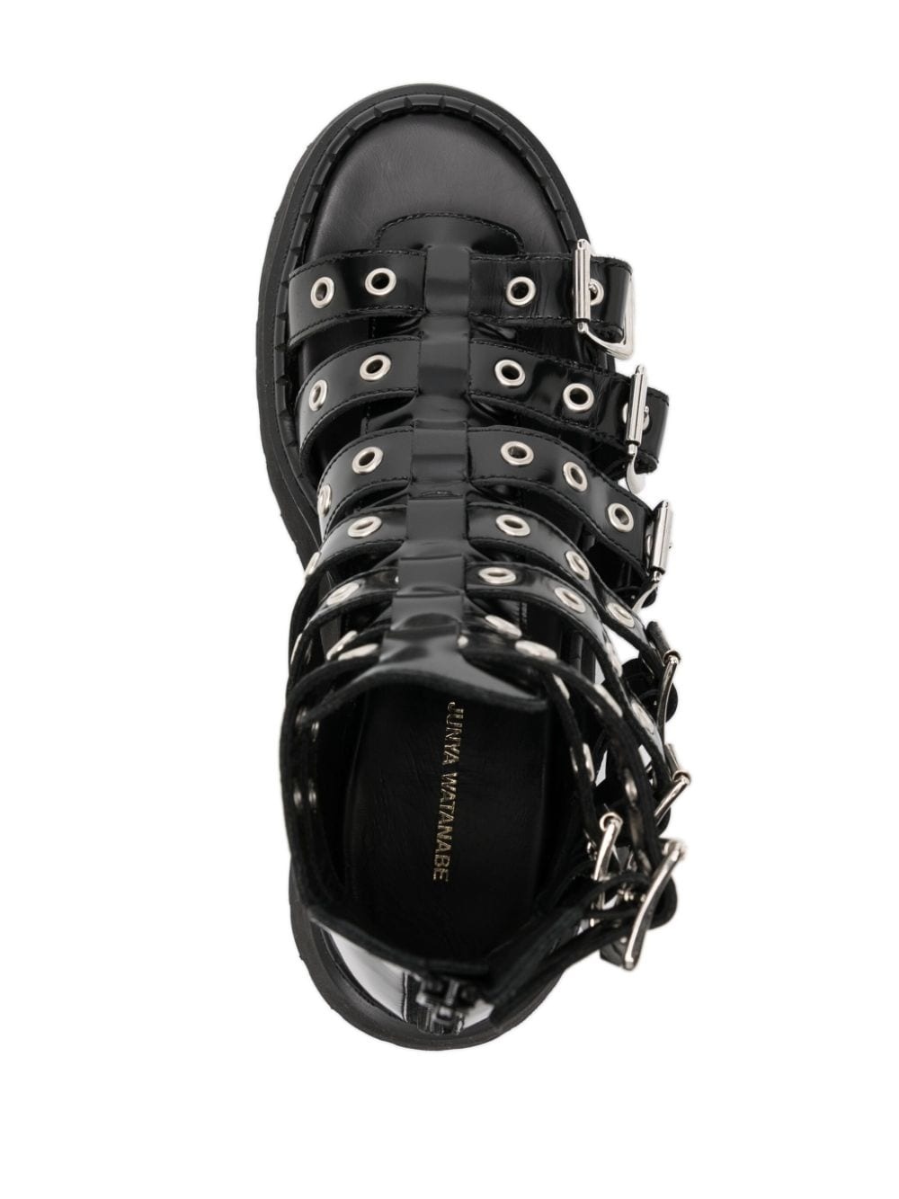 platform buckled sandals - 4
