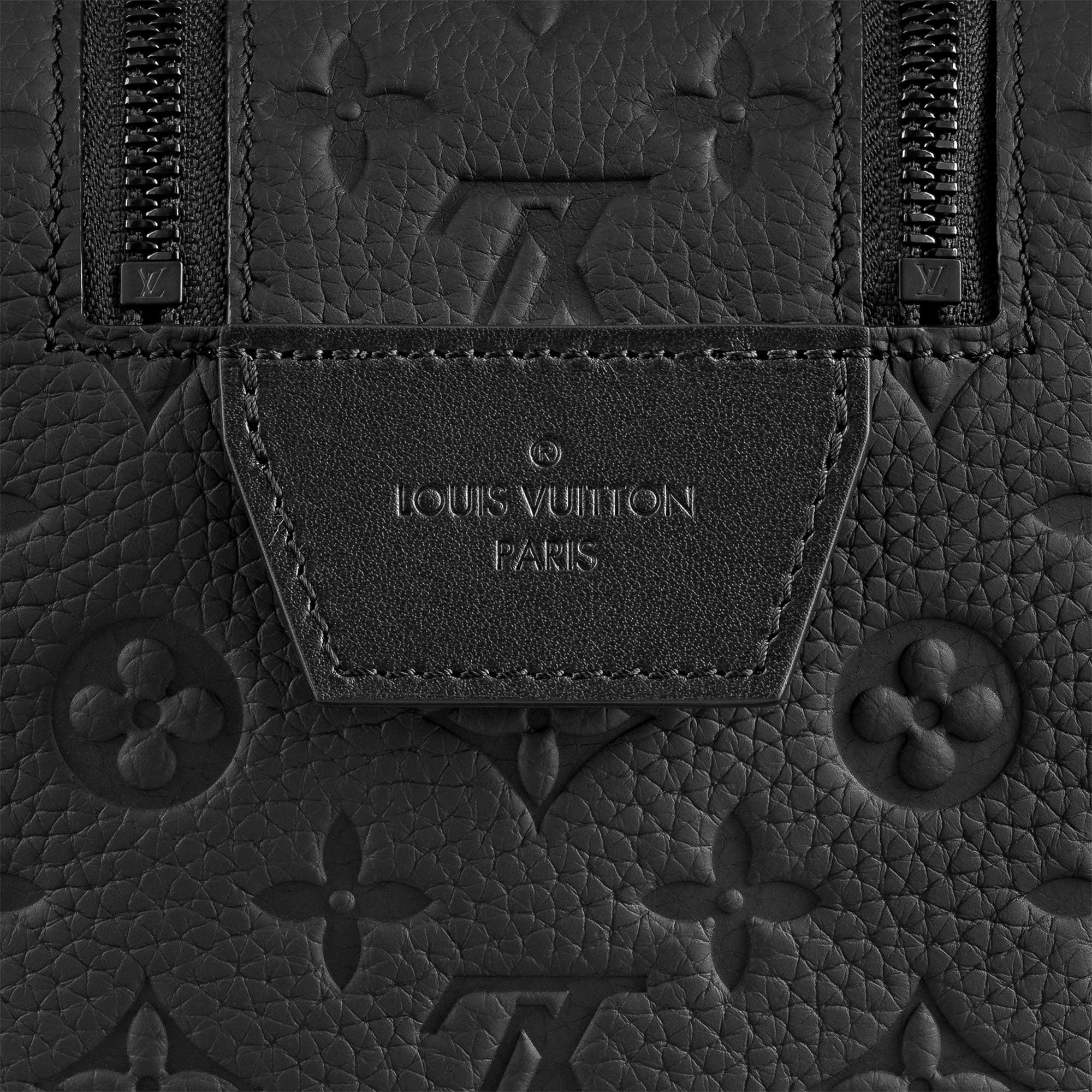 Louis Vuitton Etui 3 Montres Black Taurillon