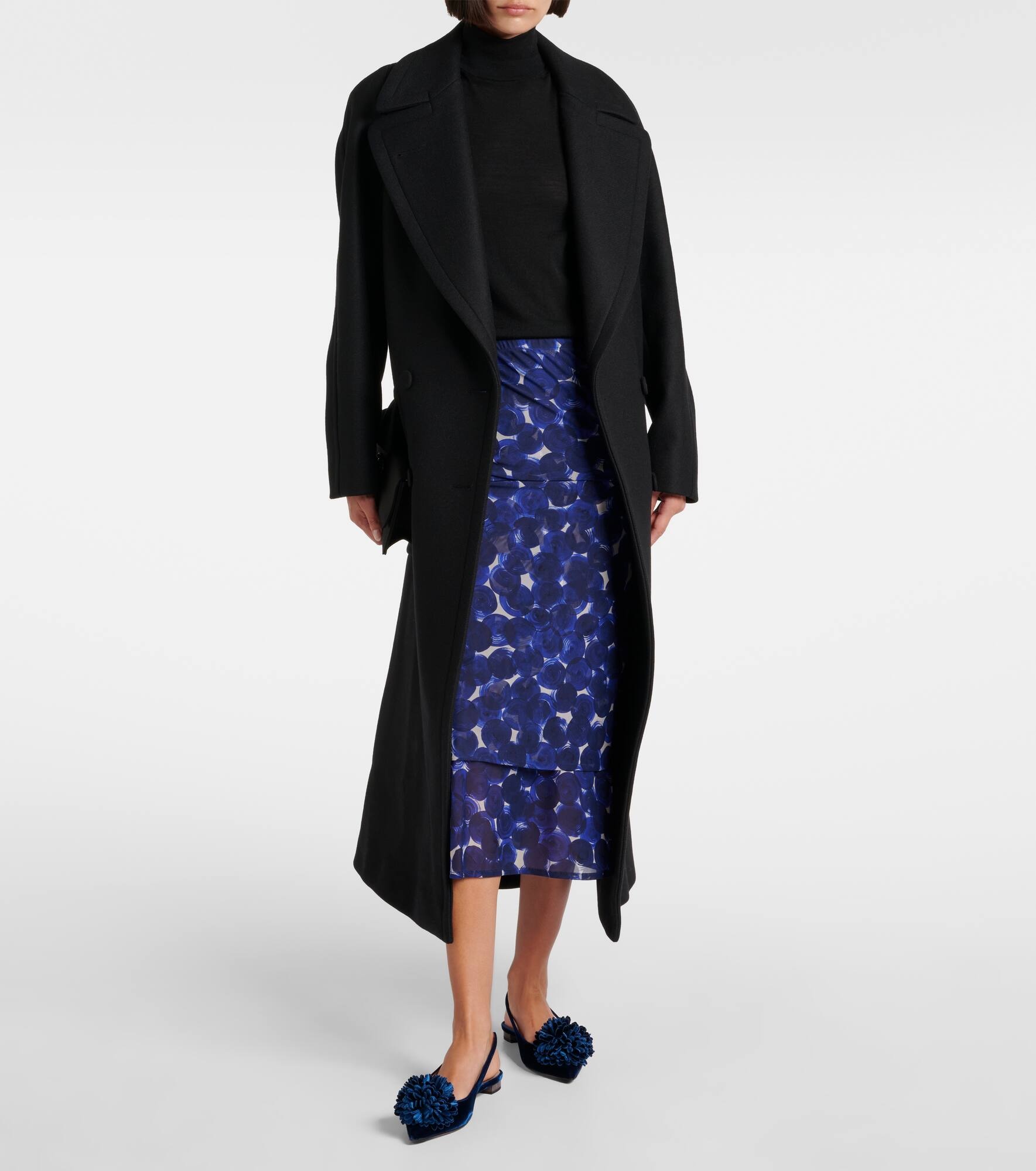 Couturier velvet slingback flats - 3