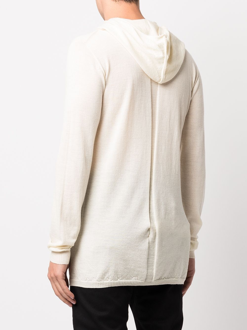 fine-knit wool hoodie - 4