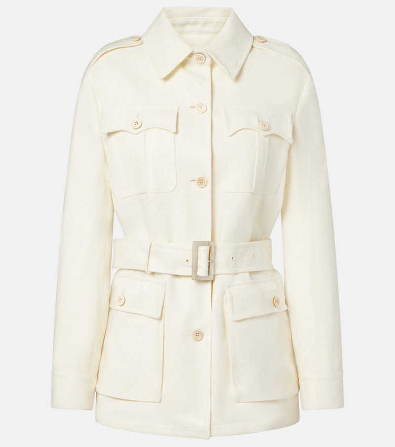 Sydney linen field jacket 1