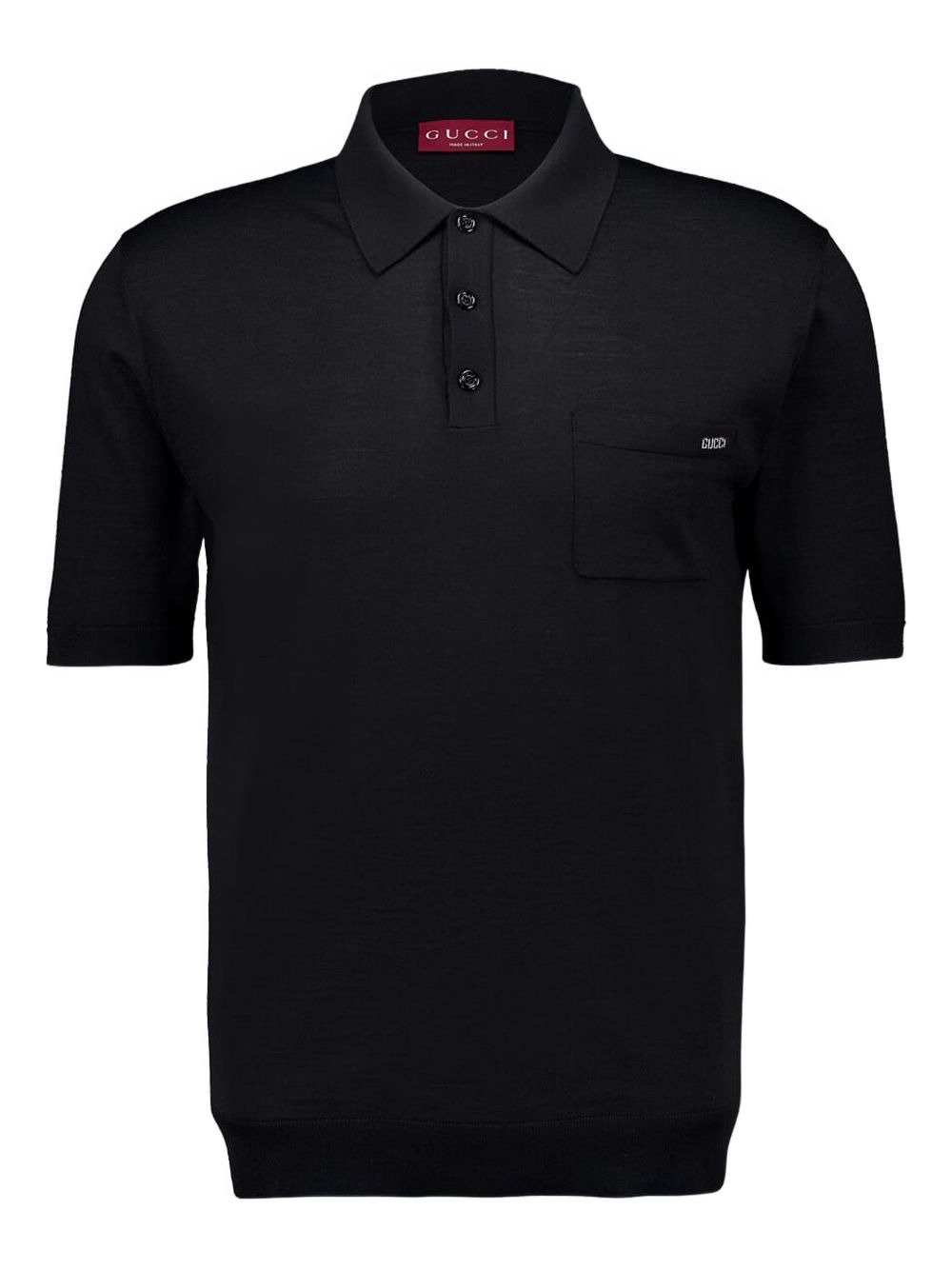 Gucci Men Wool Knit Polo - 4