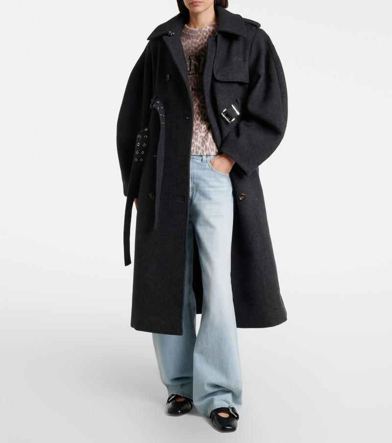 Belted wool and cashmere-blend coat 8