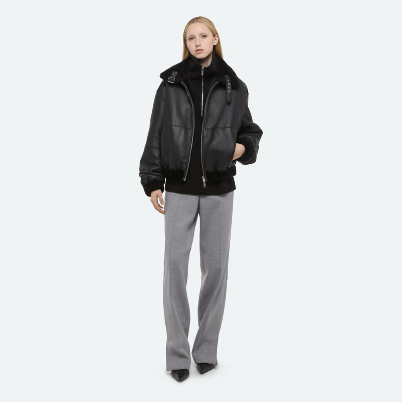 Helmut Lang SHEARLING BOMBER outlook