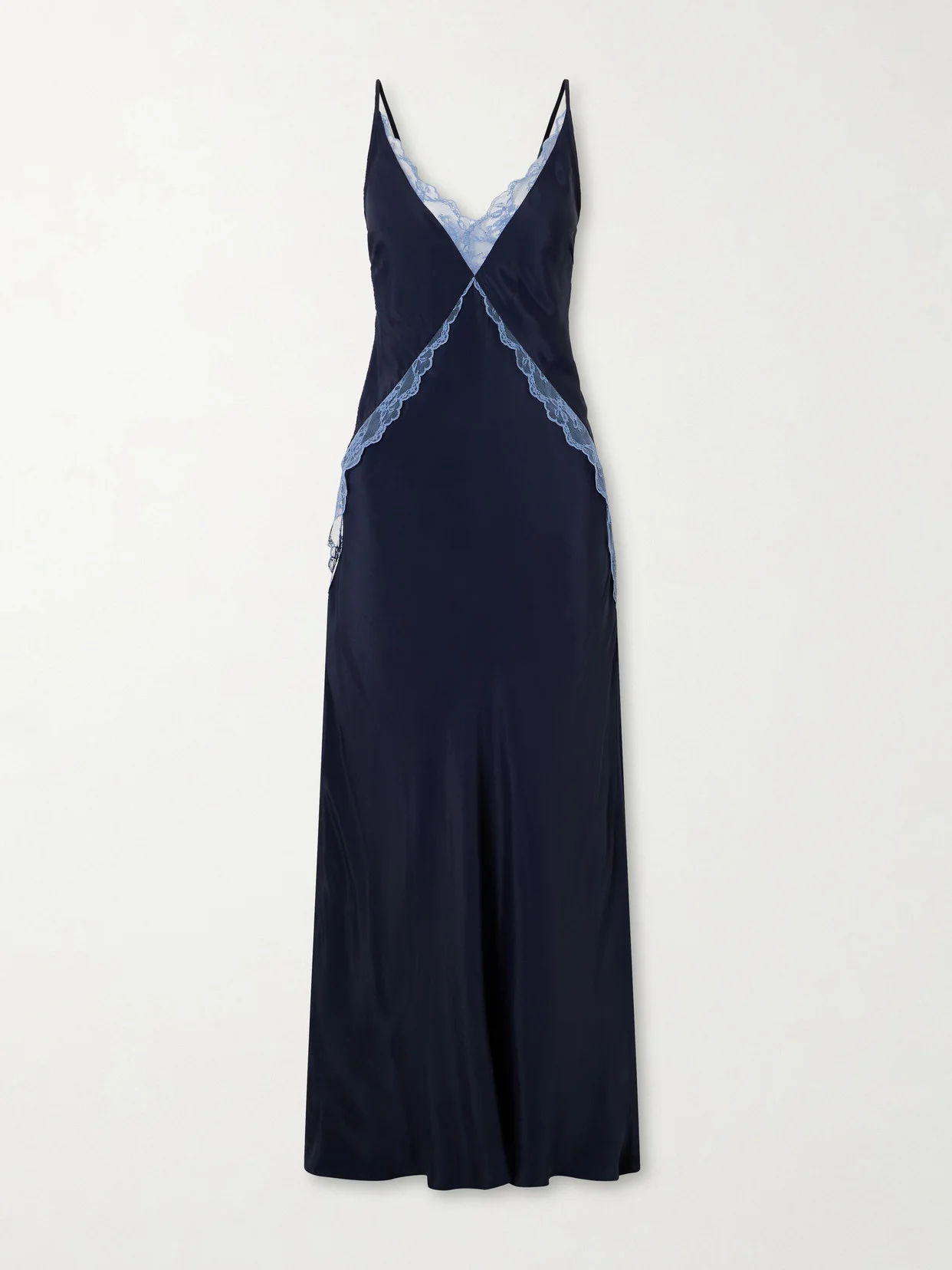 Elsie Lace-trimmed Crepe Gown - 1