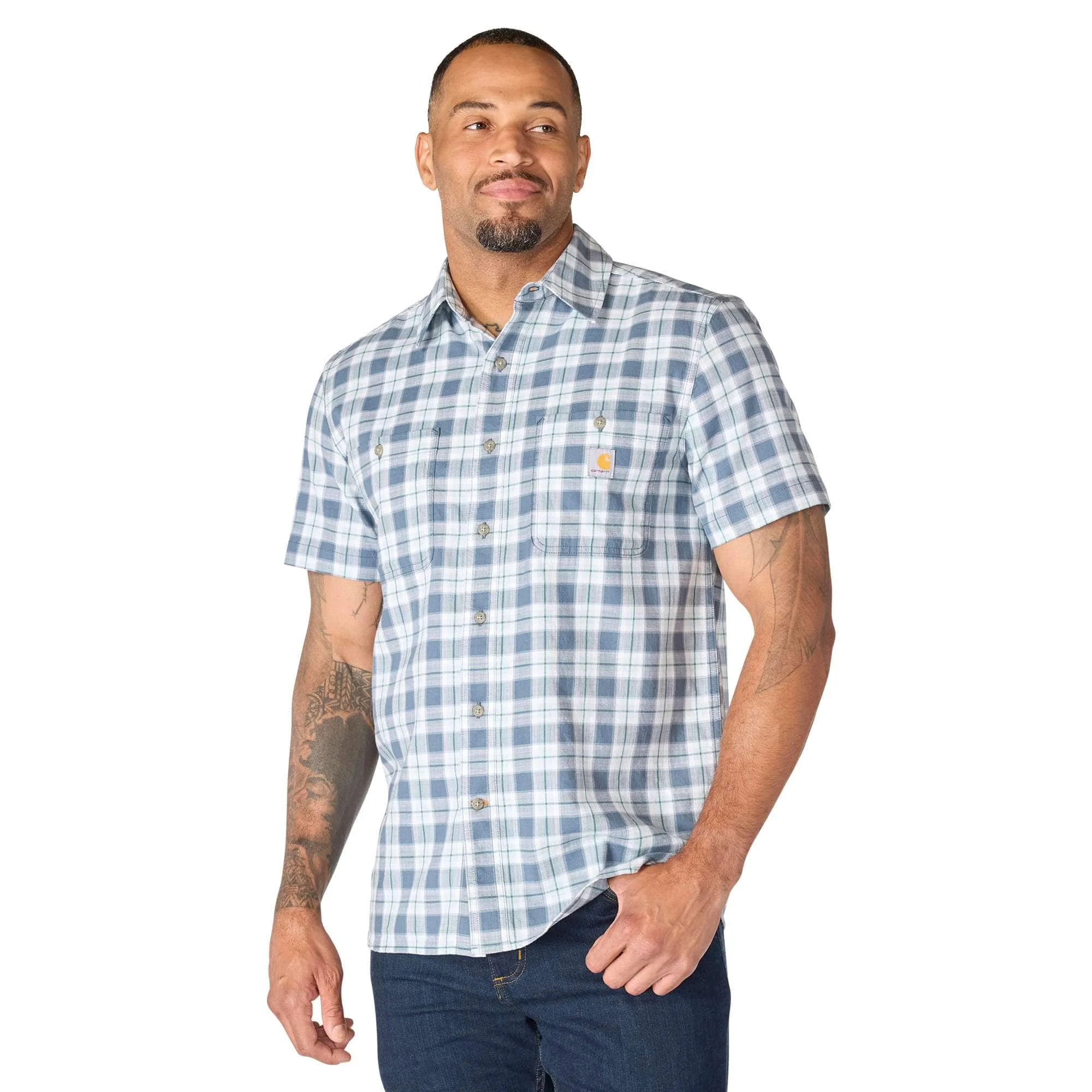 Bozeman Relaxed SS Plaid Shirt - 1