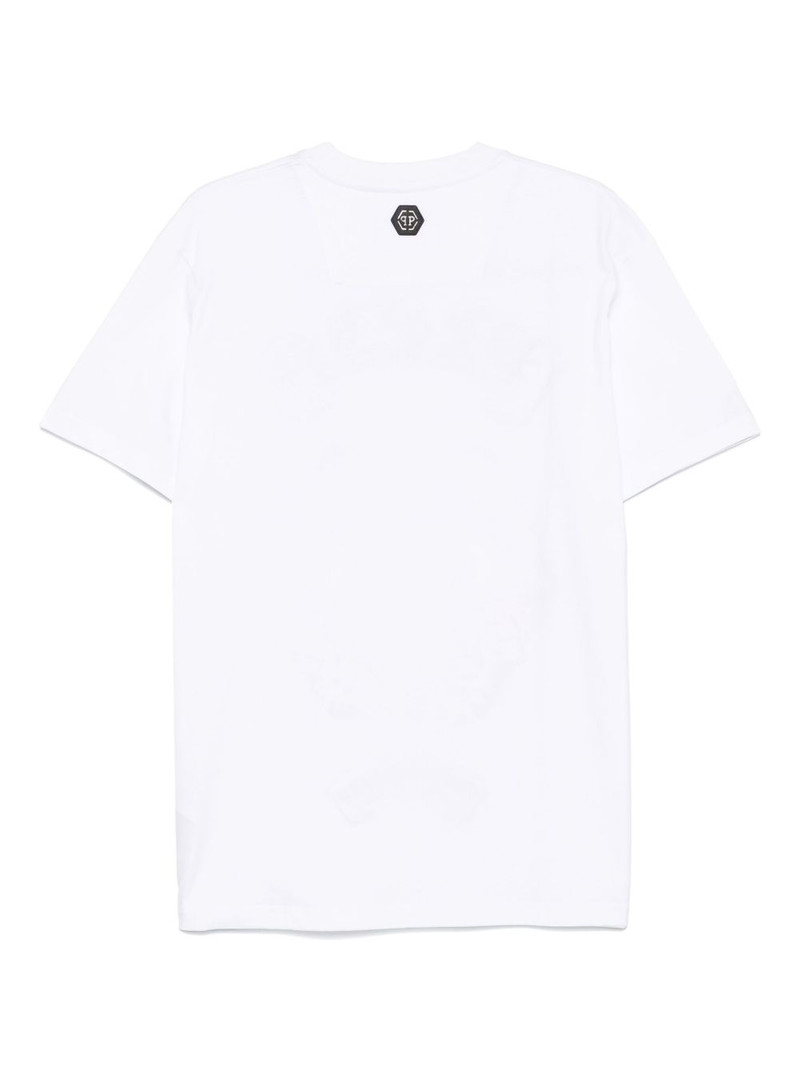 PHILIPP PLEIN smile-print shortsleeved T-shirt outlook