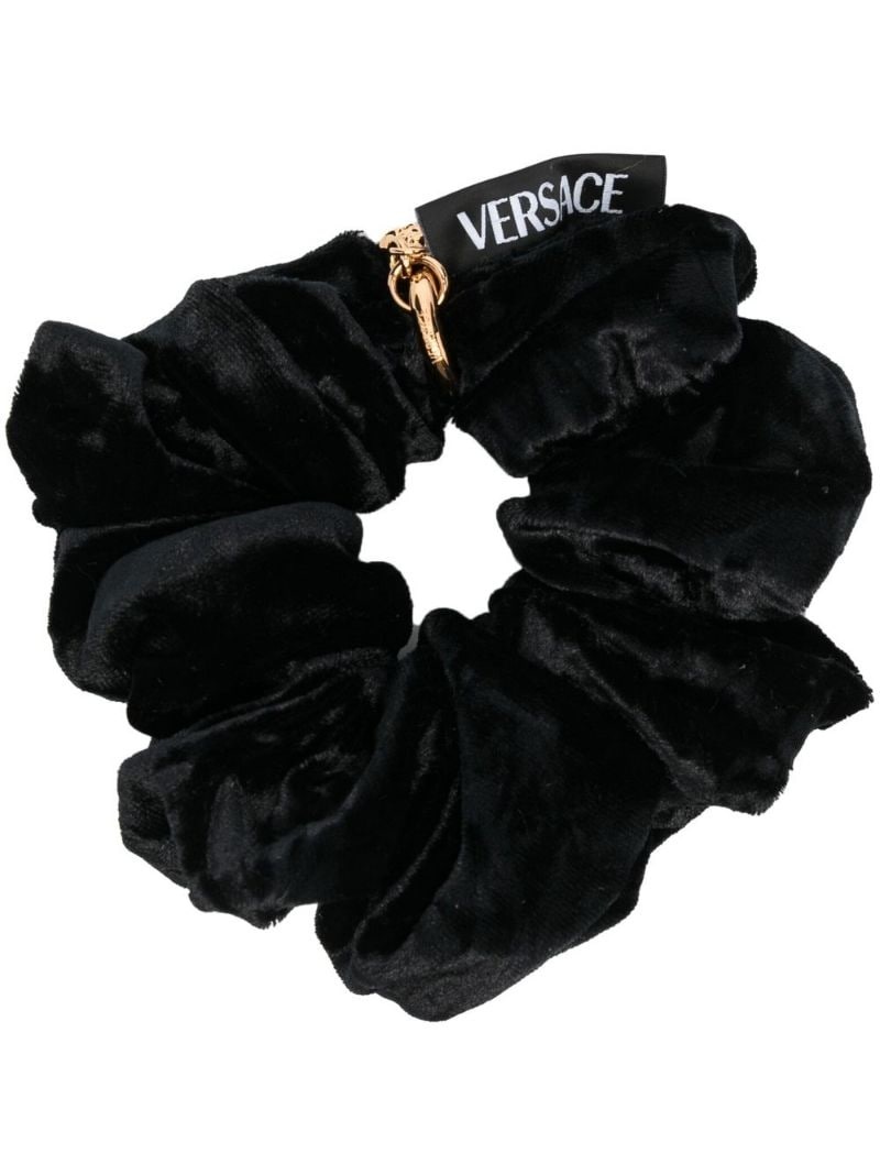 Medusa motif velvet scrunchie - 1