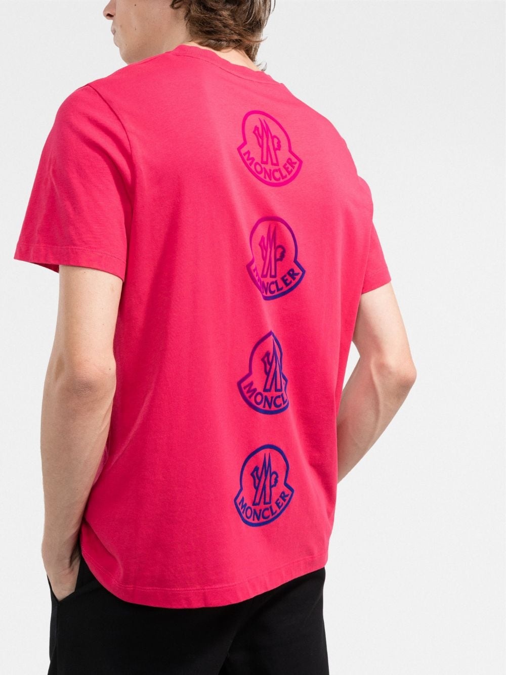 logo-print cotton T-shirt - 3