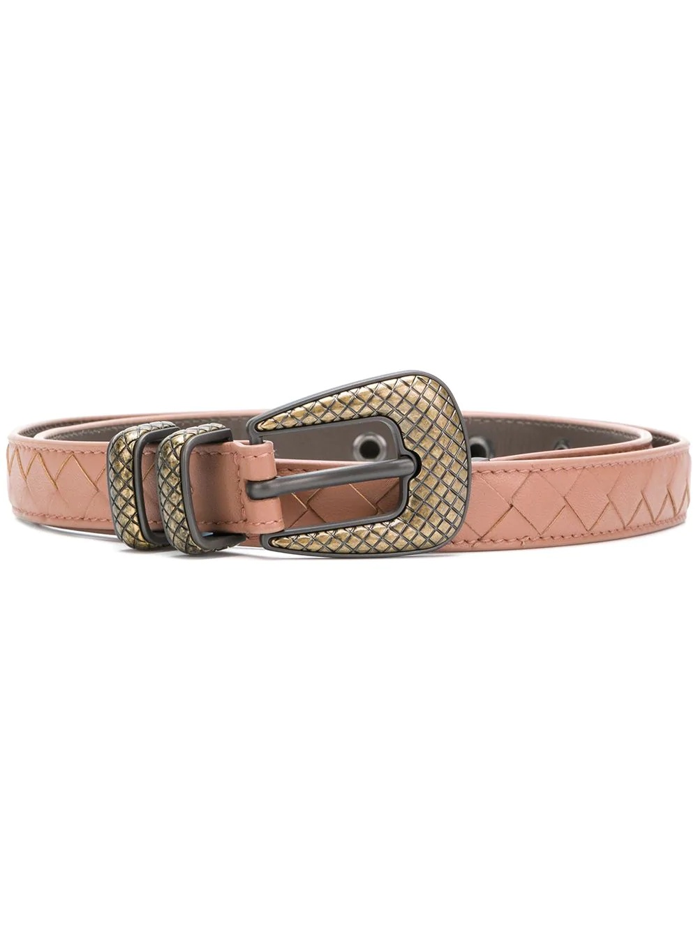 dahlia Intrecciato nappa belt - 1