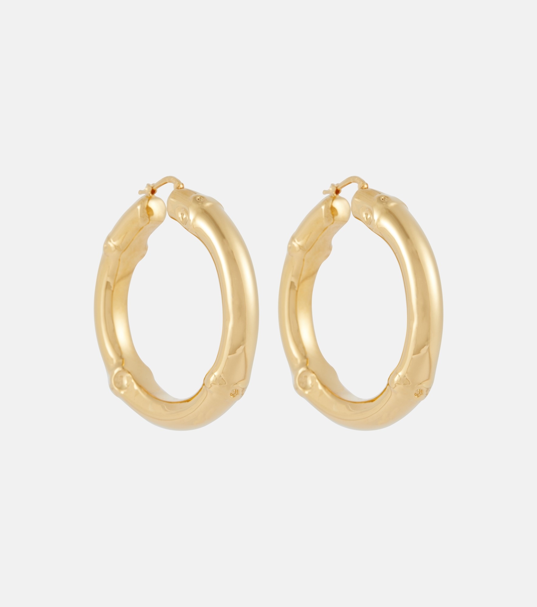 Hoop Earrings in Gold - Jil Sander