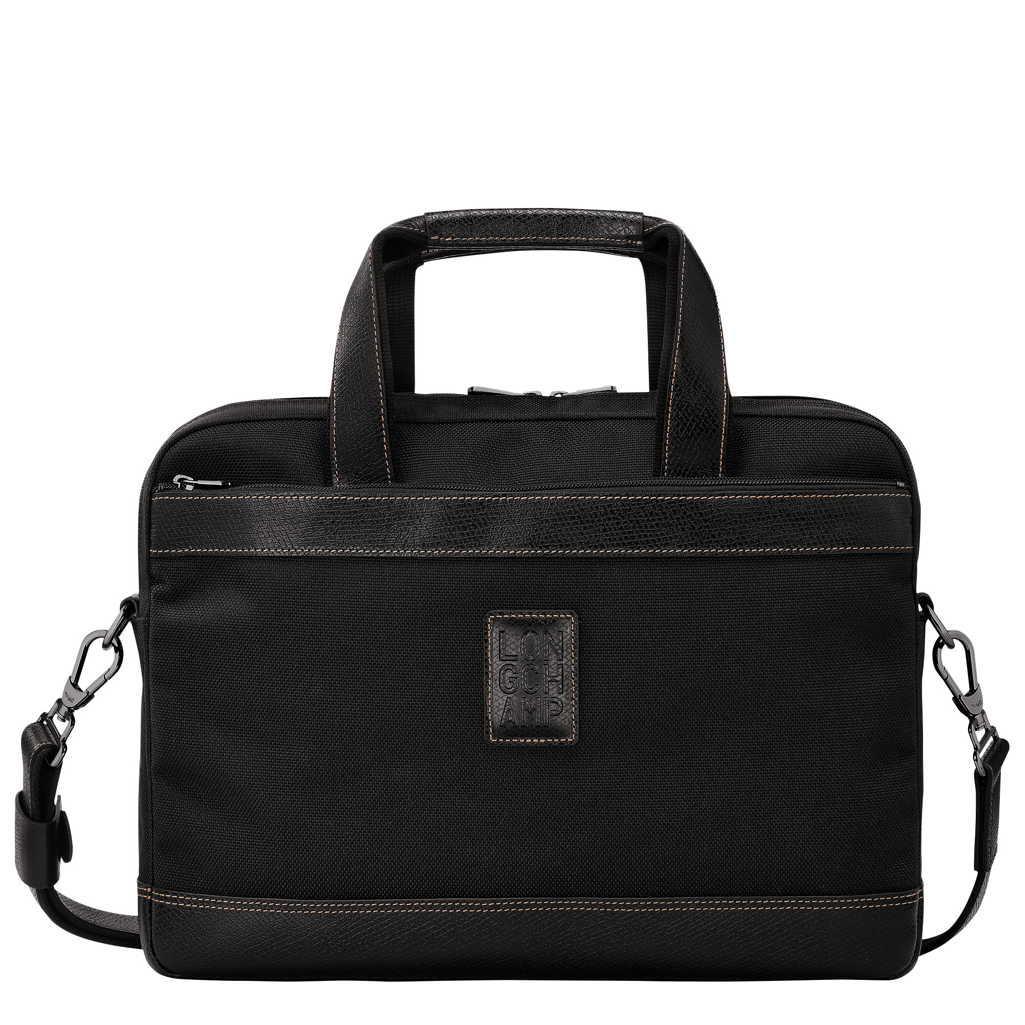 Boxford S Briefcase Black - Canvas - 1