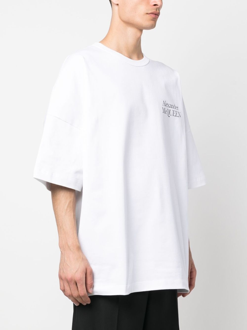 logo-print cotton T-shirt - 4