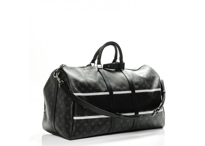 Louis Vuitton Louis Vuitton x fragment Keepall Bandouliere Monogram Eclipse 55 Black outlook