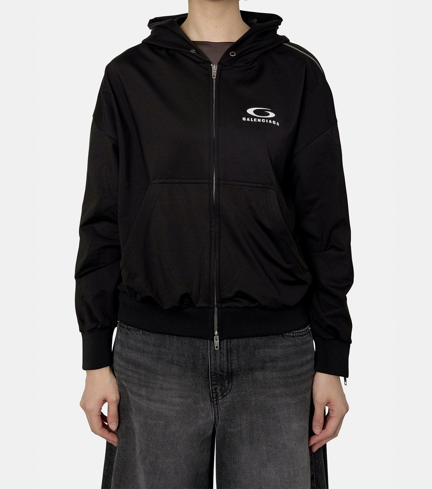 Zipped Zip-Up Hoodie - 2