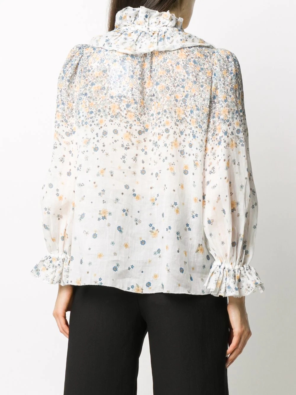 Carnaby Waterfall printed blouse - 4